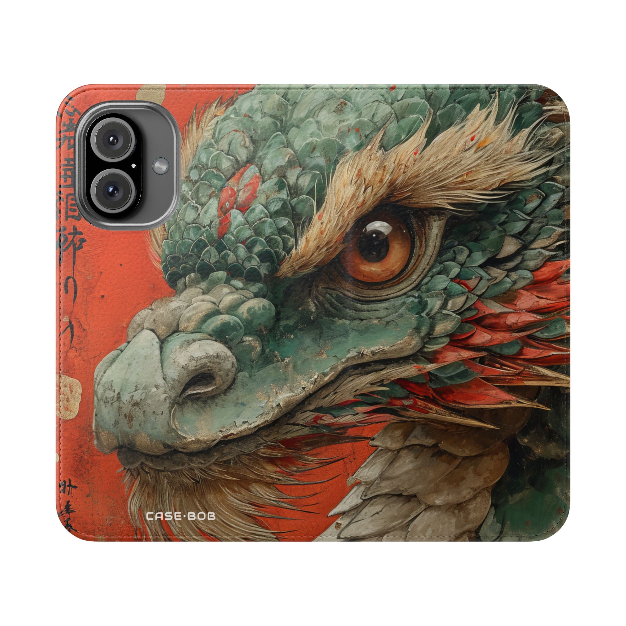 Dragon's Gaze Crimson - iPhone 16 Case - Wallet