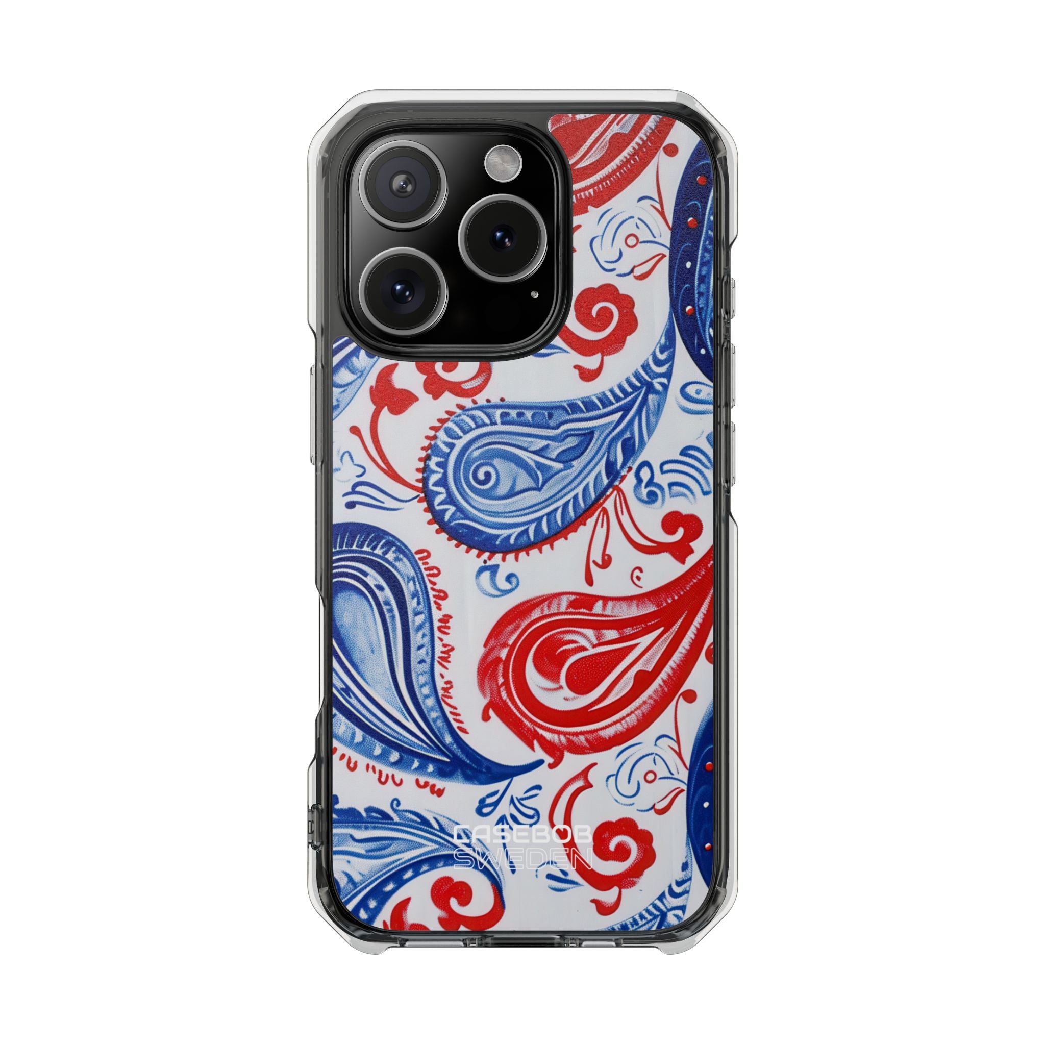 Vibrant Paisley Swirls iPhone 16 - Impact Clear+