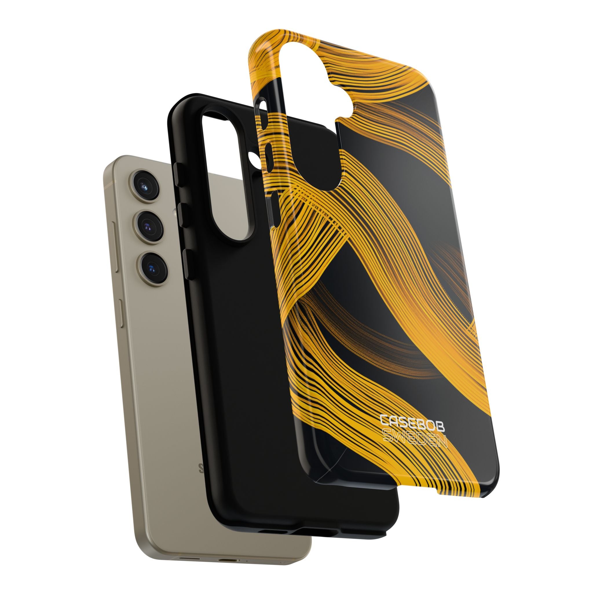 Linee Fluttuanti Gialle Samsung S24 - Tough