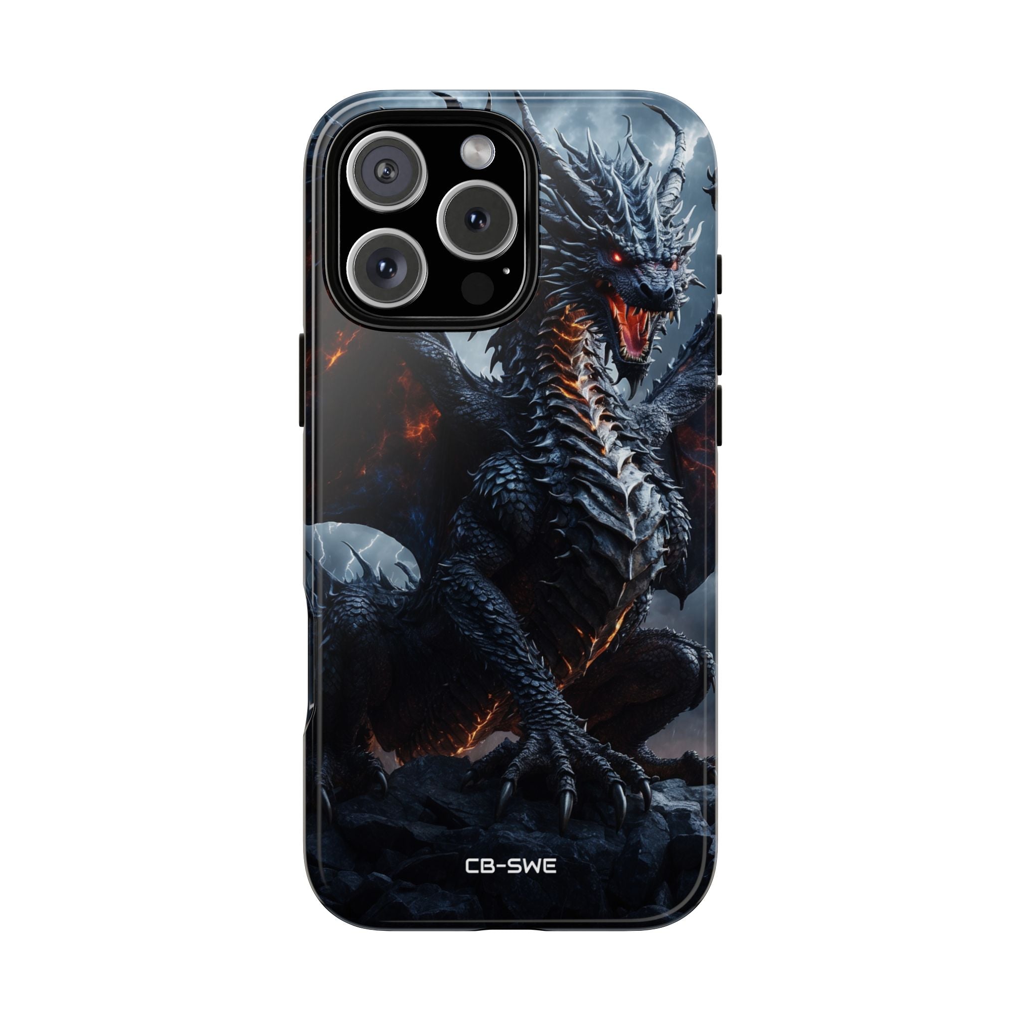 Fiery Wings Unleashed - iPhone Case