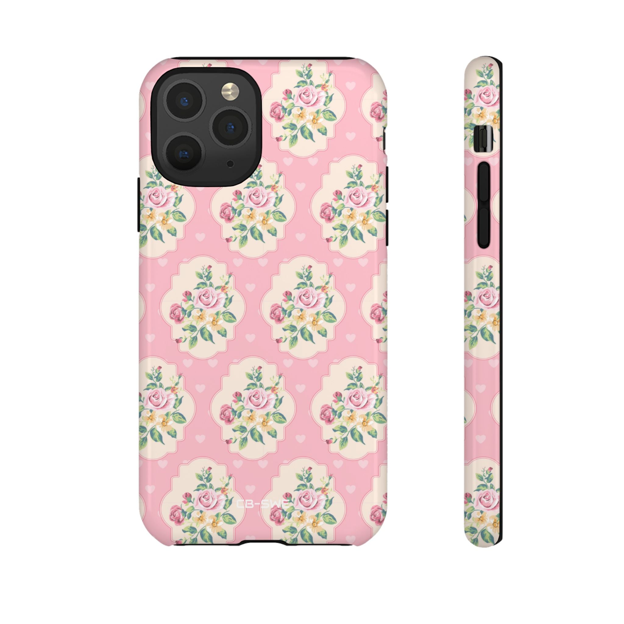 Vintage Floral Romance - iPhone Case