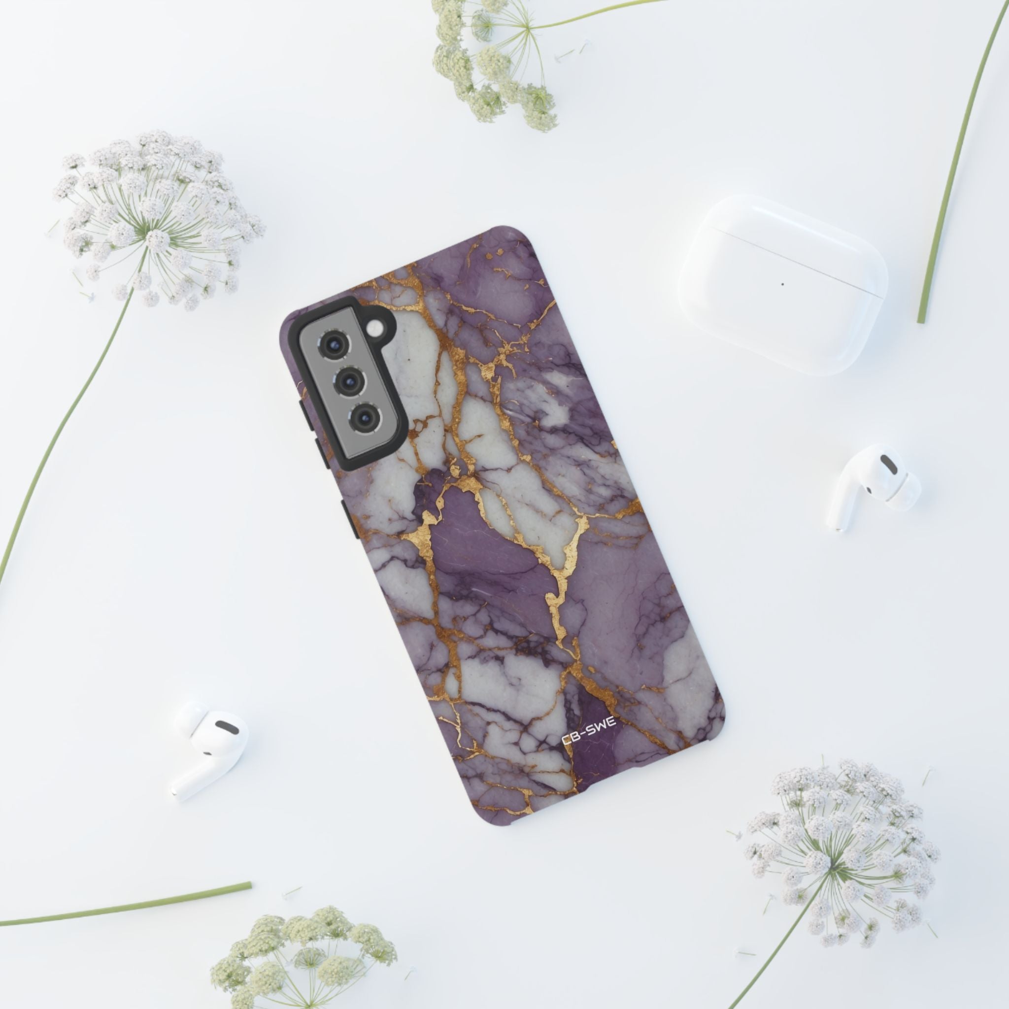 Lavender Veins Flow - Samsung Case