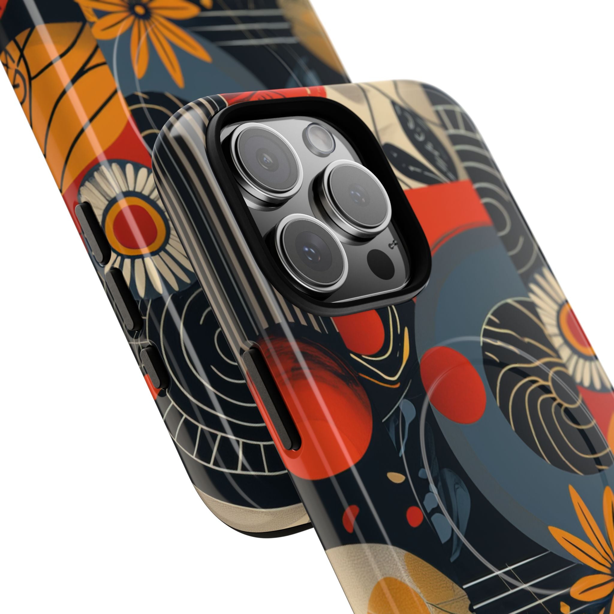 Fire Bloom Flow iPhone 16 - Tough+