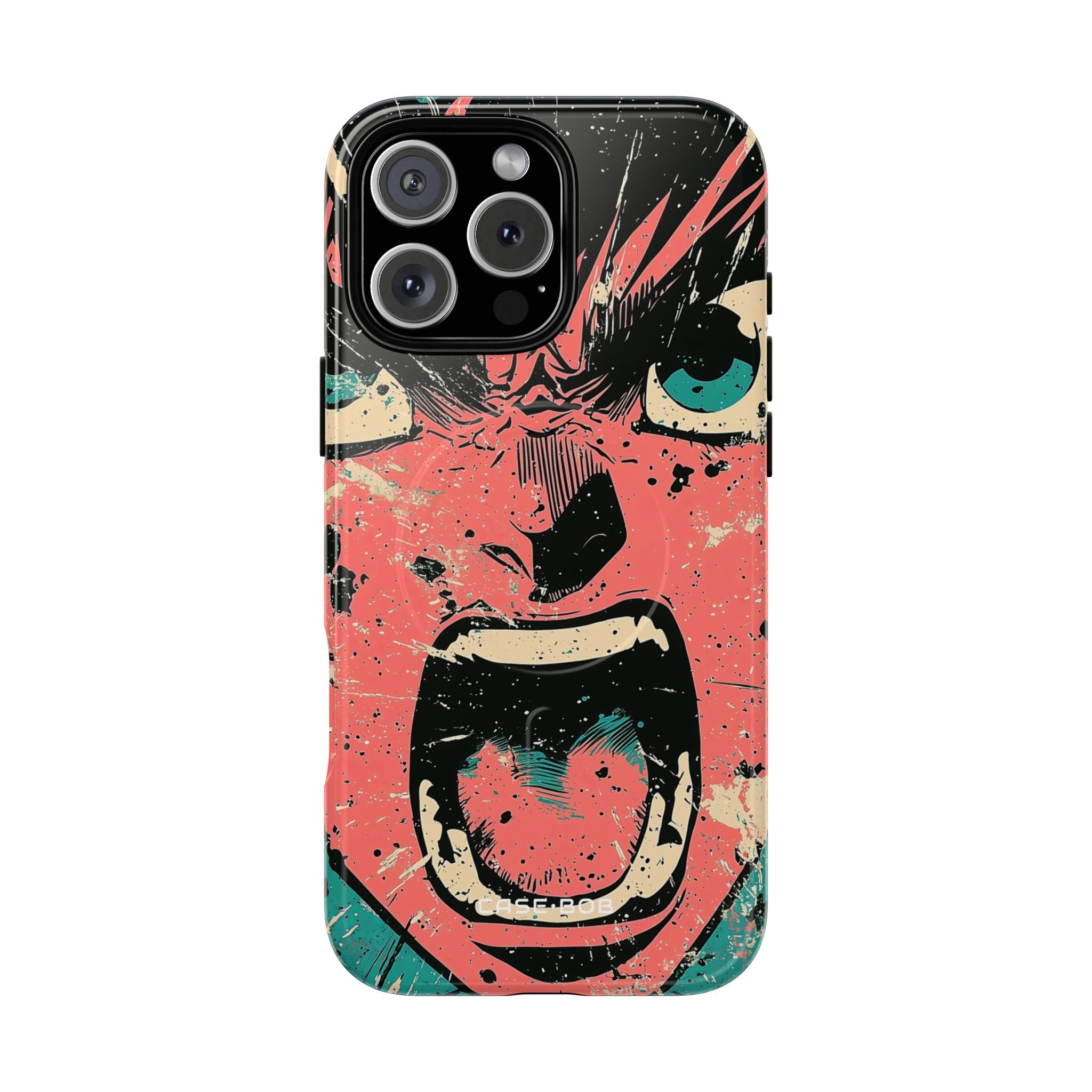 Screaming Face Pink iPhone 16 Pro Max Case - Tough+