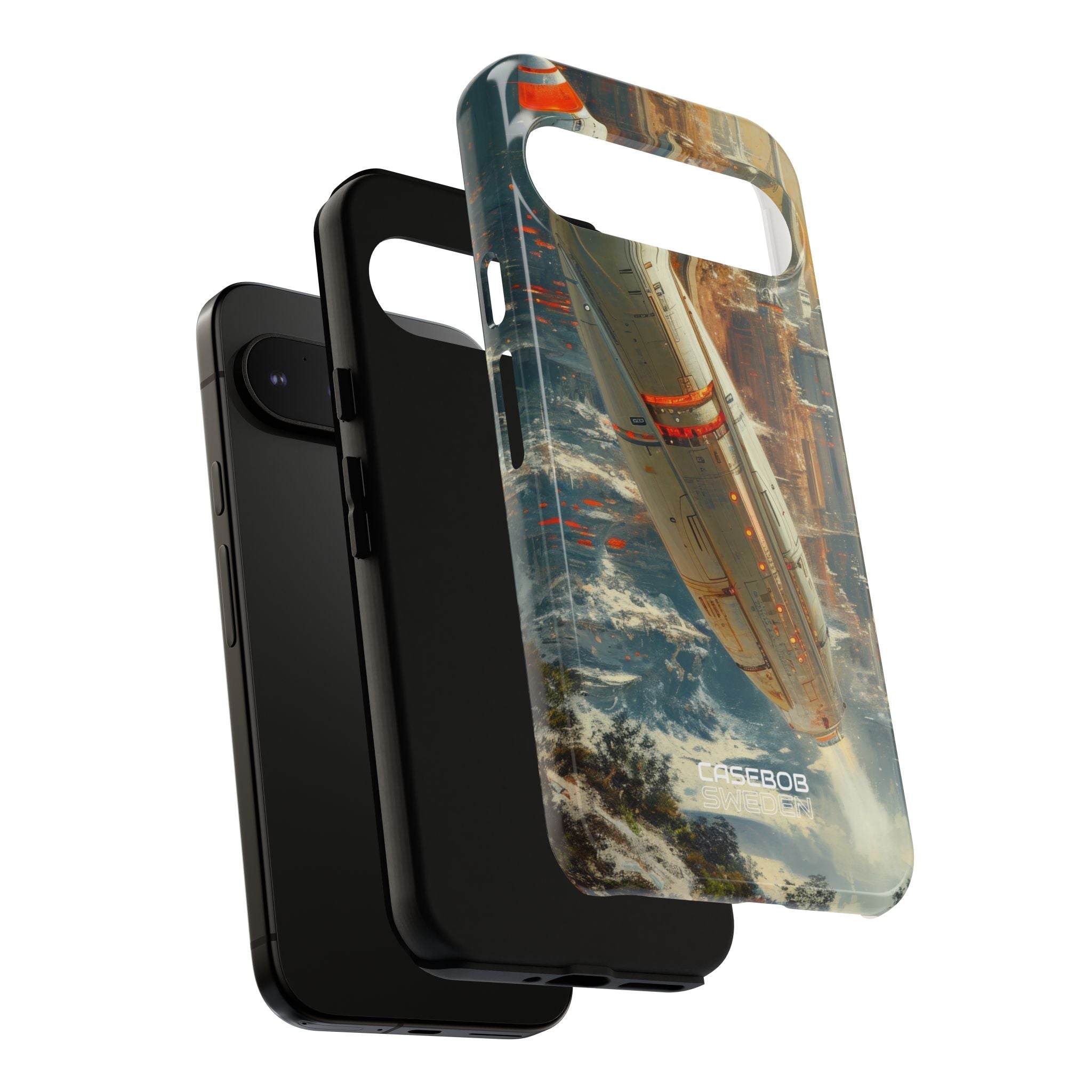 Futuristic Forest Voyage Google Pixel 9 - Tough