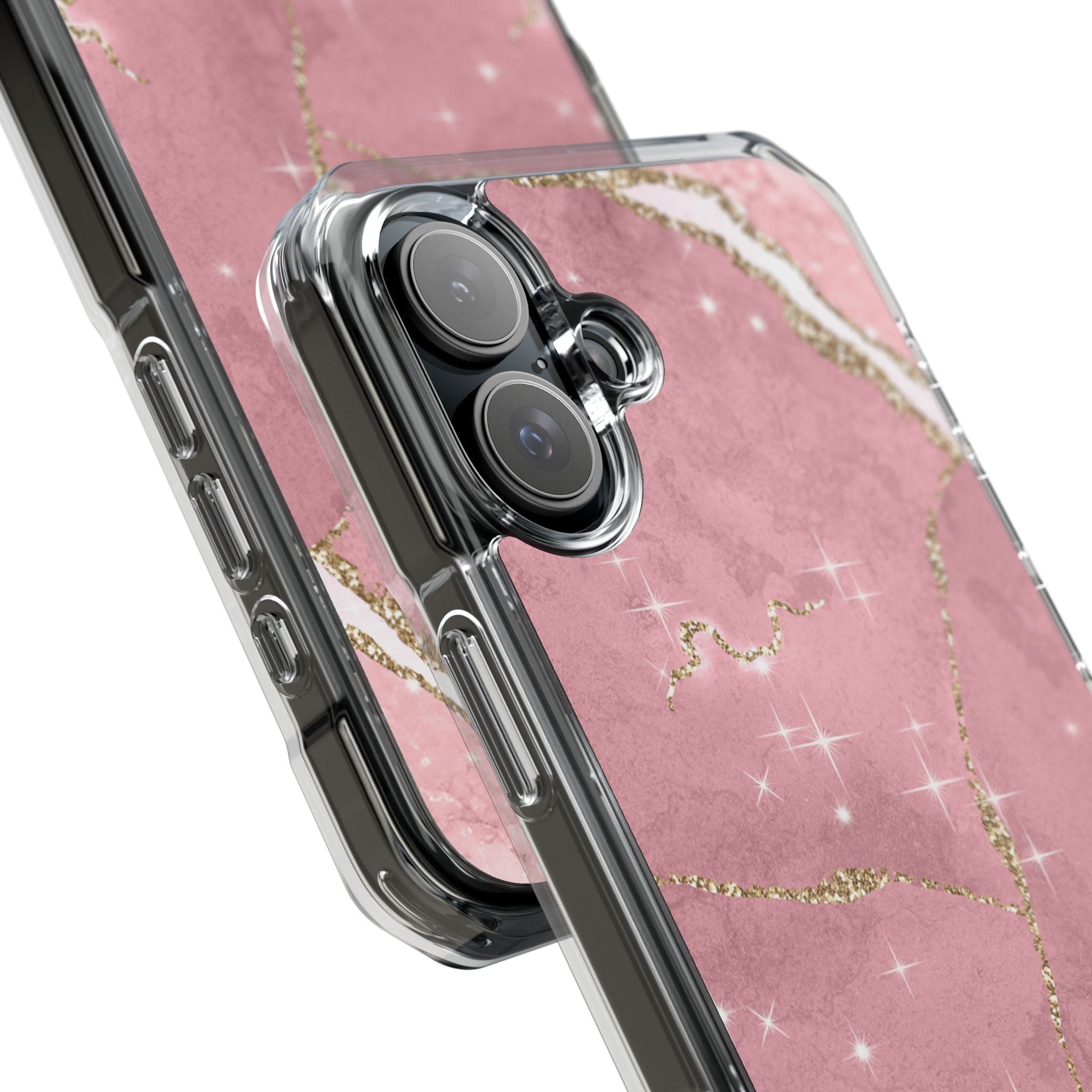 Pink Marble Luxe iPhone Case - Impact