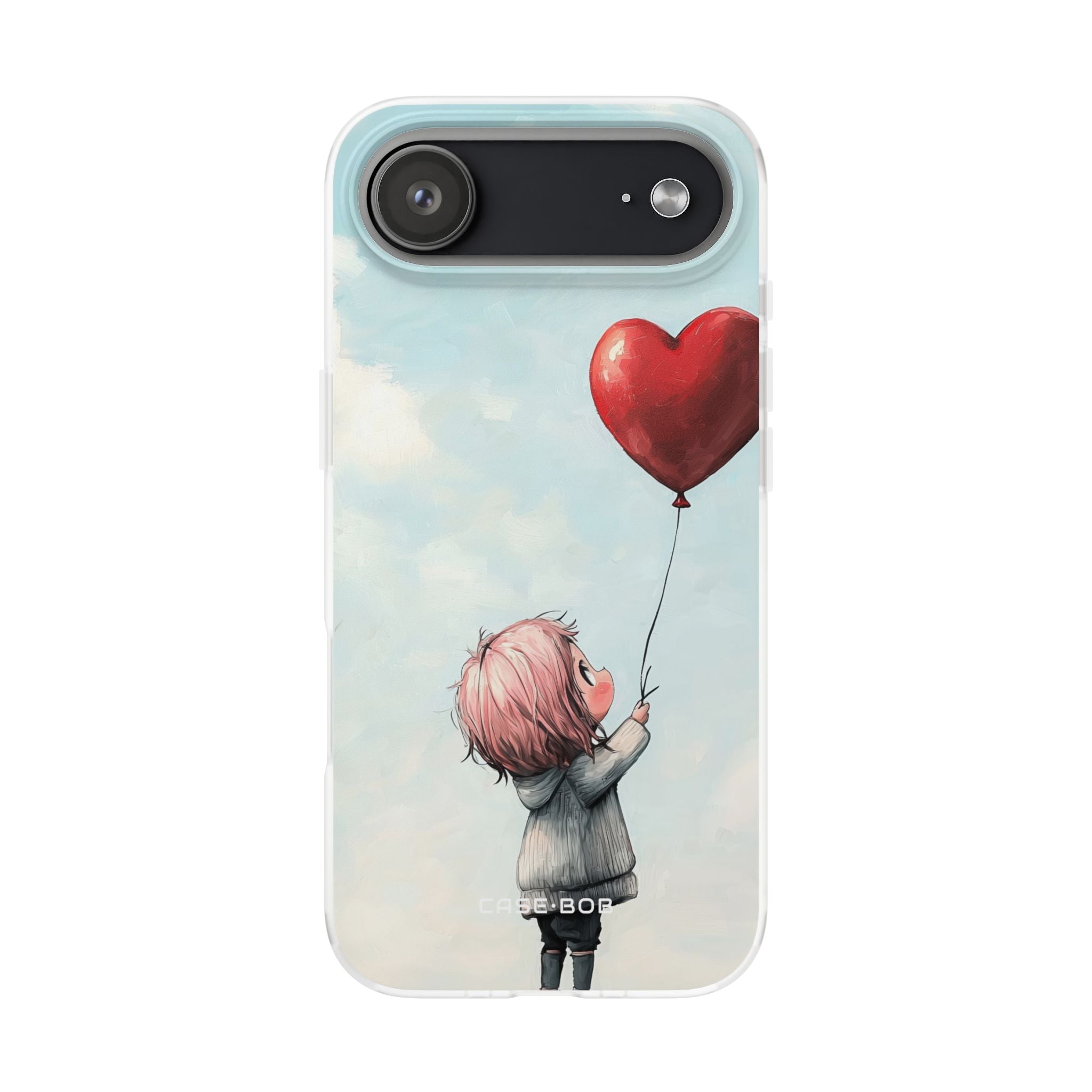 Heart Balloon Glow iPhone 17 Air Case - Soft