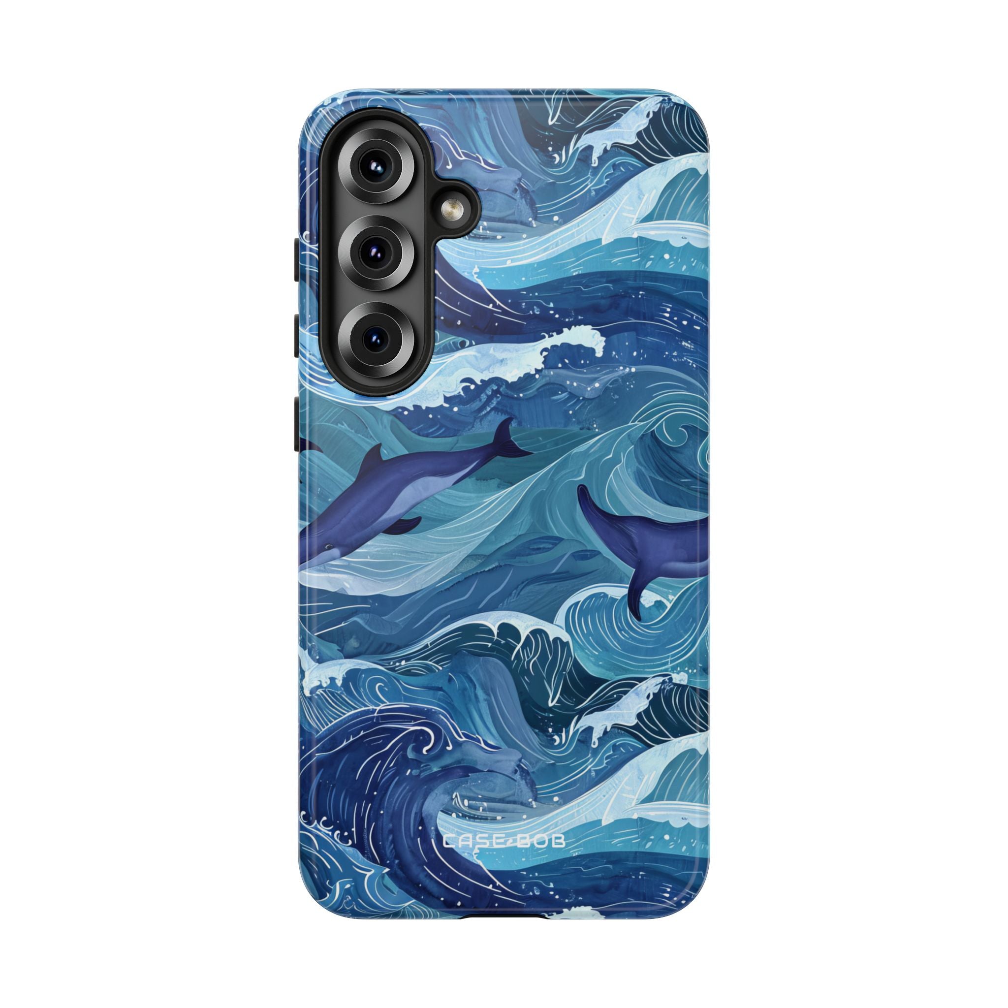 Dolphin Waves Samsung S25 Plus Case - Tough