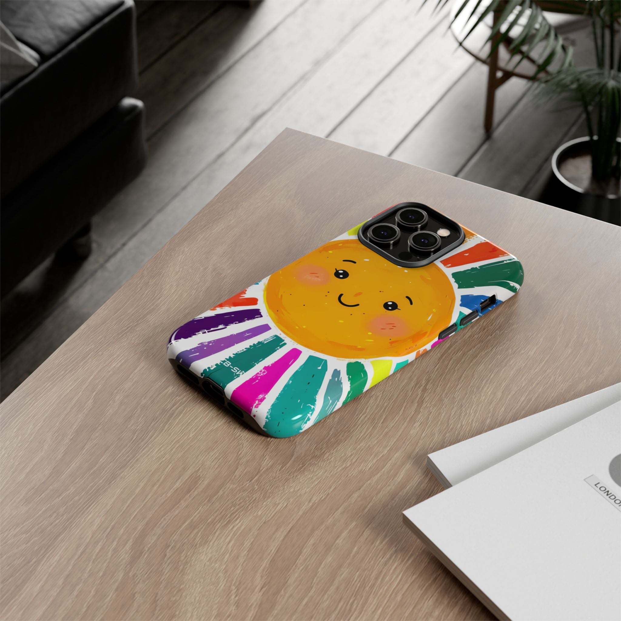 Radiant Smiling Sun - iPhone Case