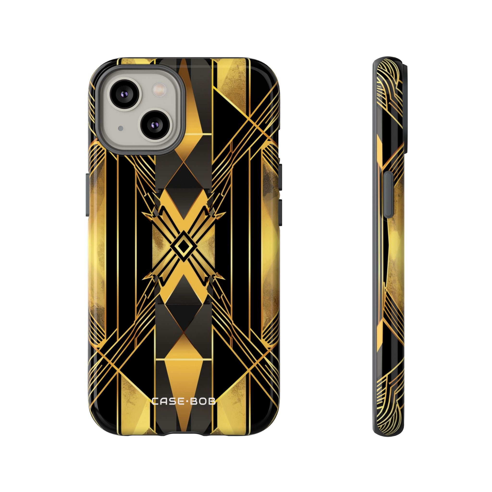 Golden Diamond Radiance iPhone 14 Case - Tough