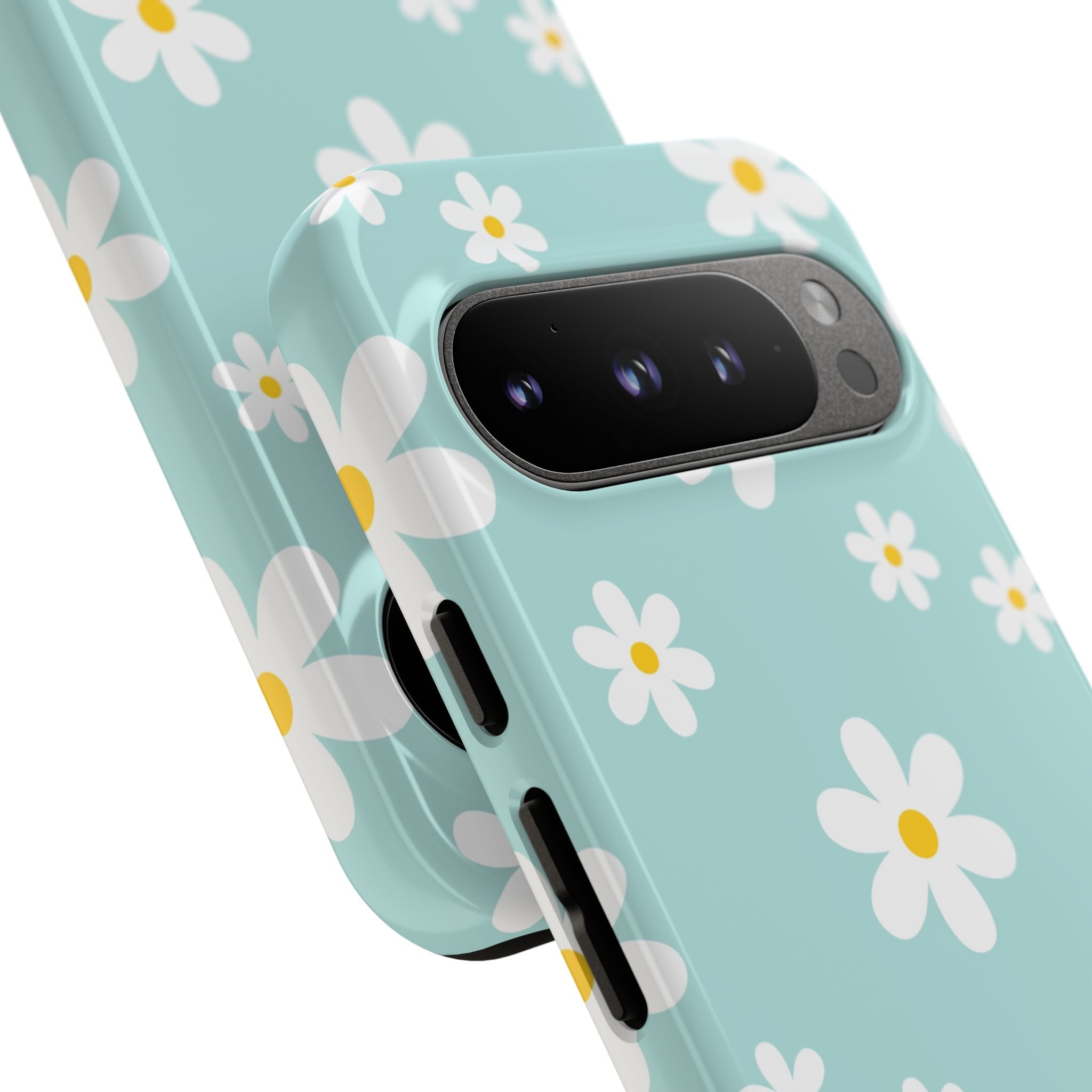Daisies On Blue - Google Pixel Case