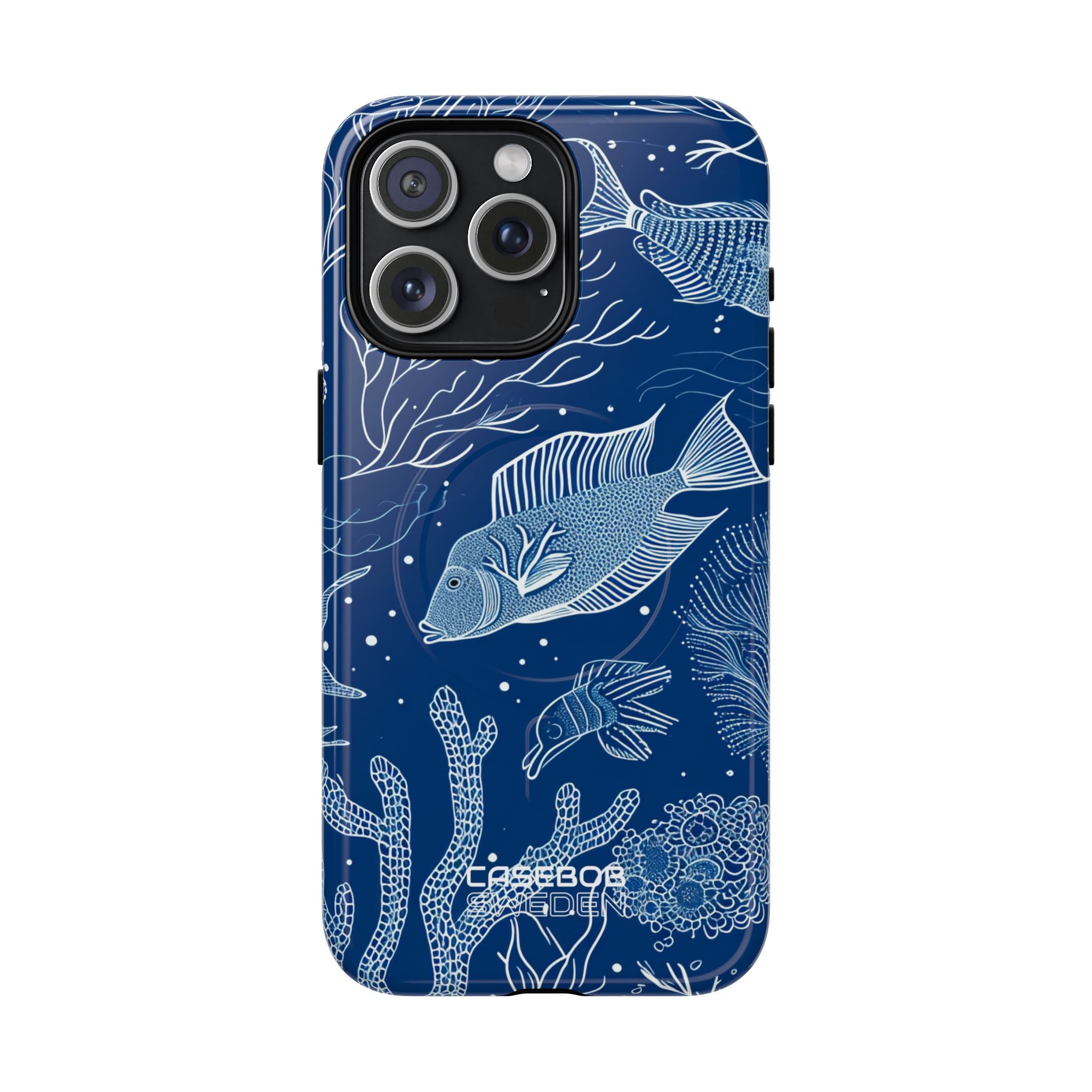 Blue Coral Garden iPhone 15 - Tough+