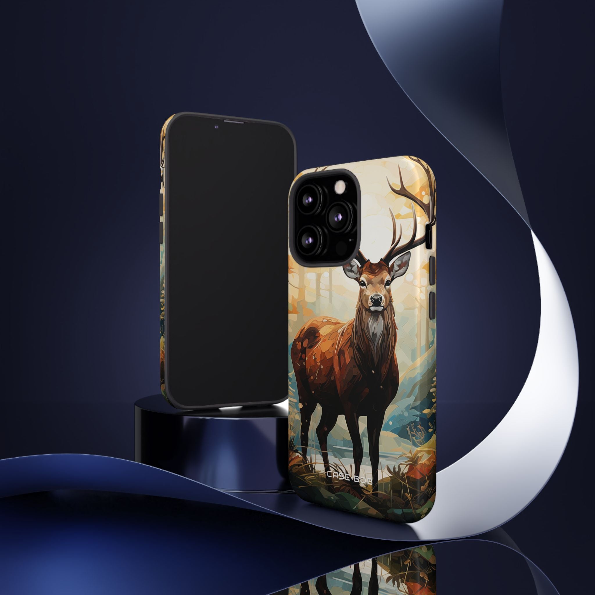 Glowing Stag iPhone 13 Pro Case - Tough