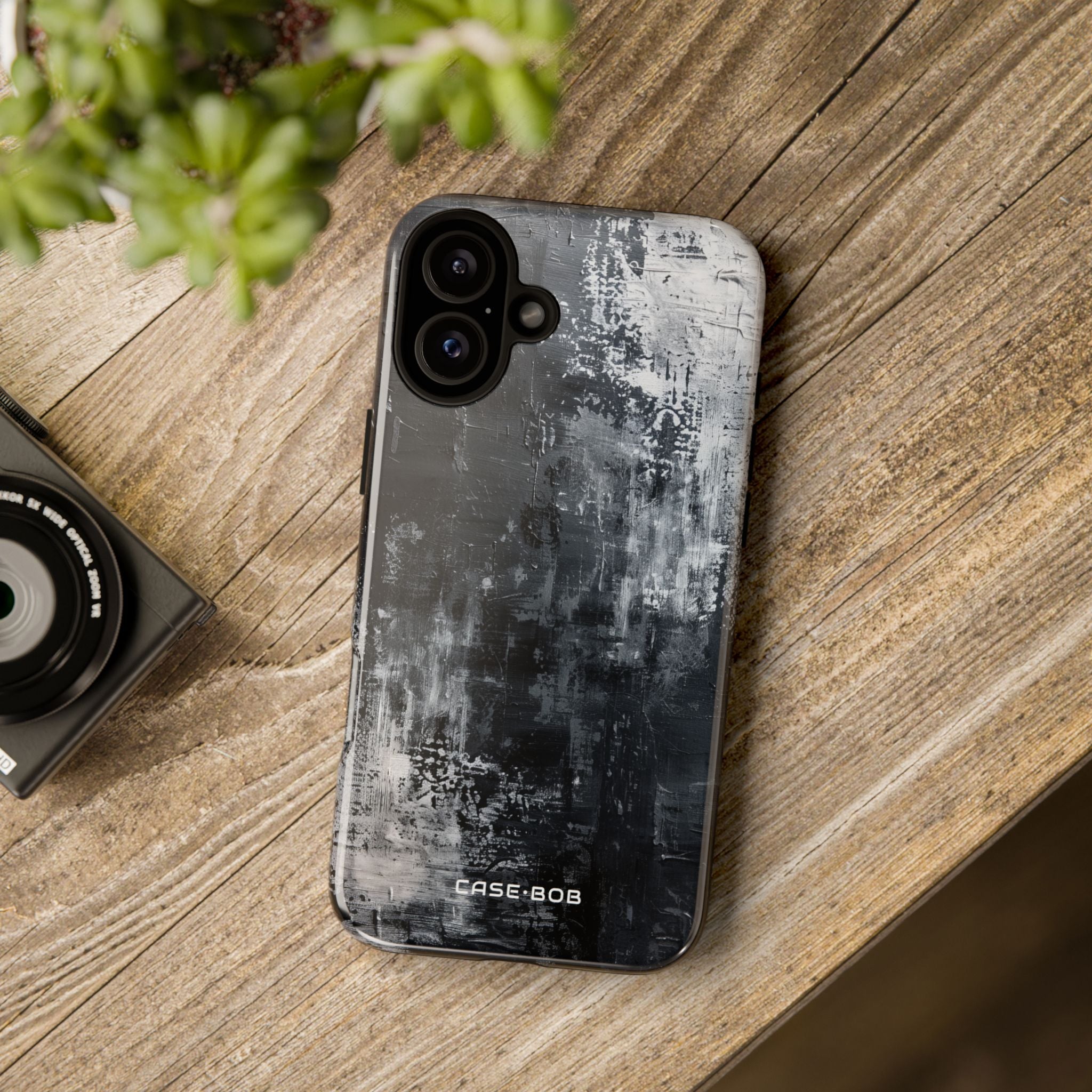 Black Gradient iPhone 16 Plus Case - Tough