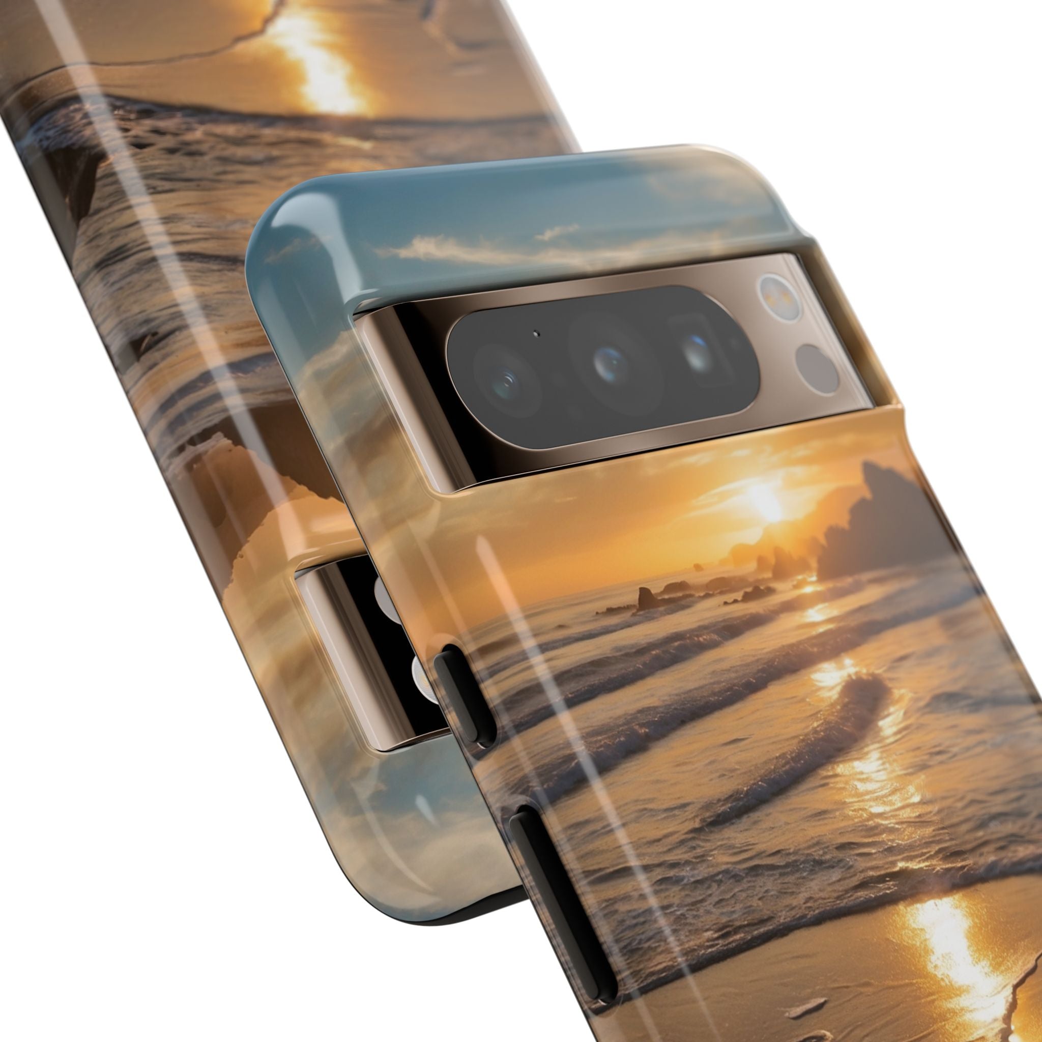 Waves Embrace Shore - Google Pixel Case