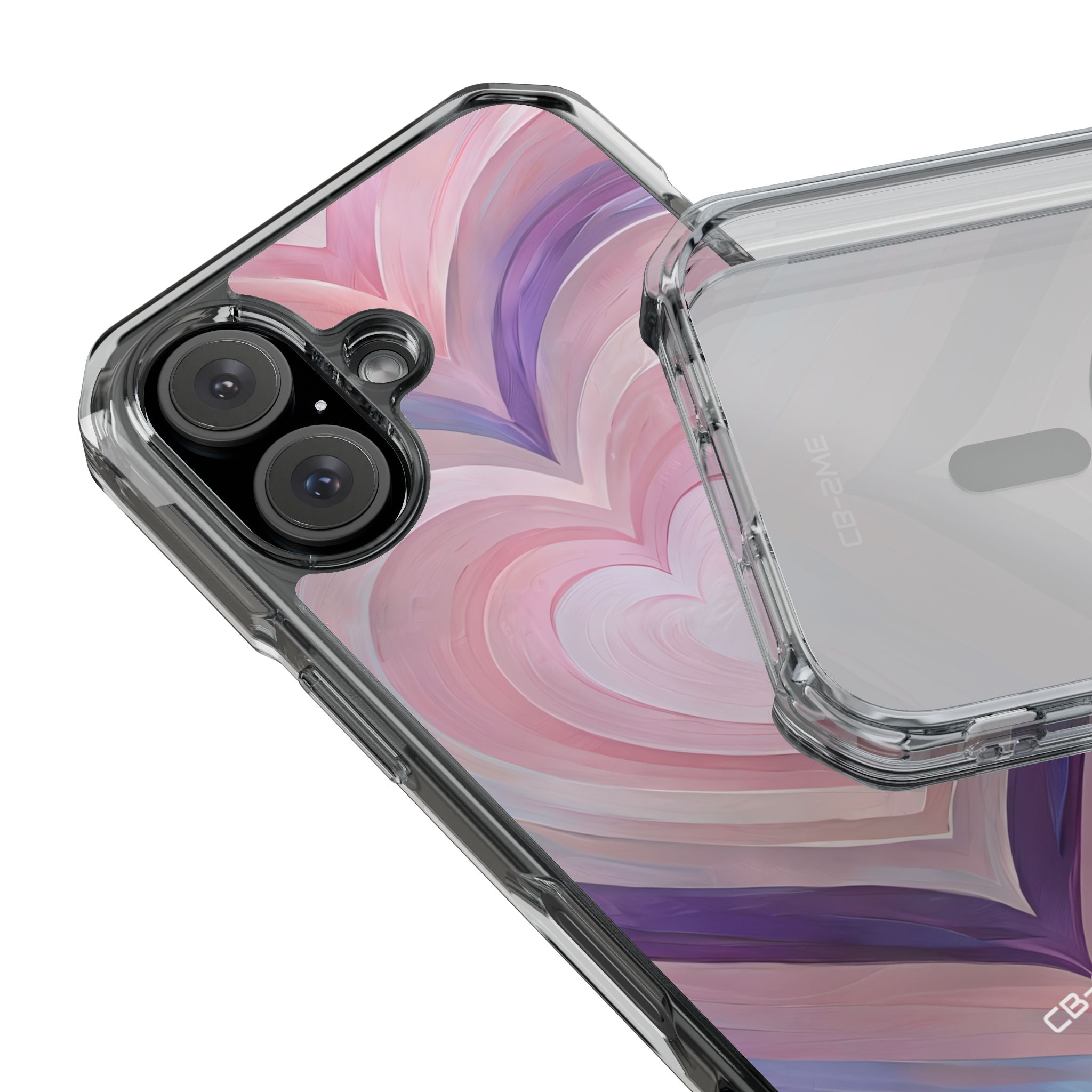 Impressionistic Heart Layers iPhone Case - Impact