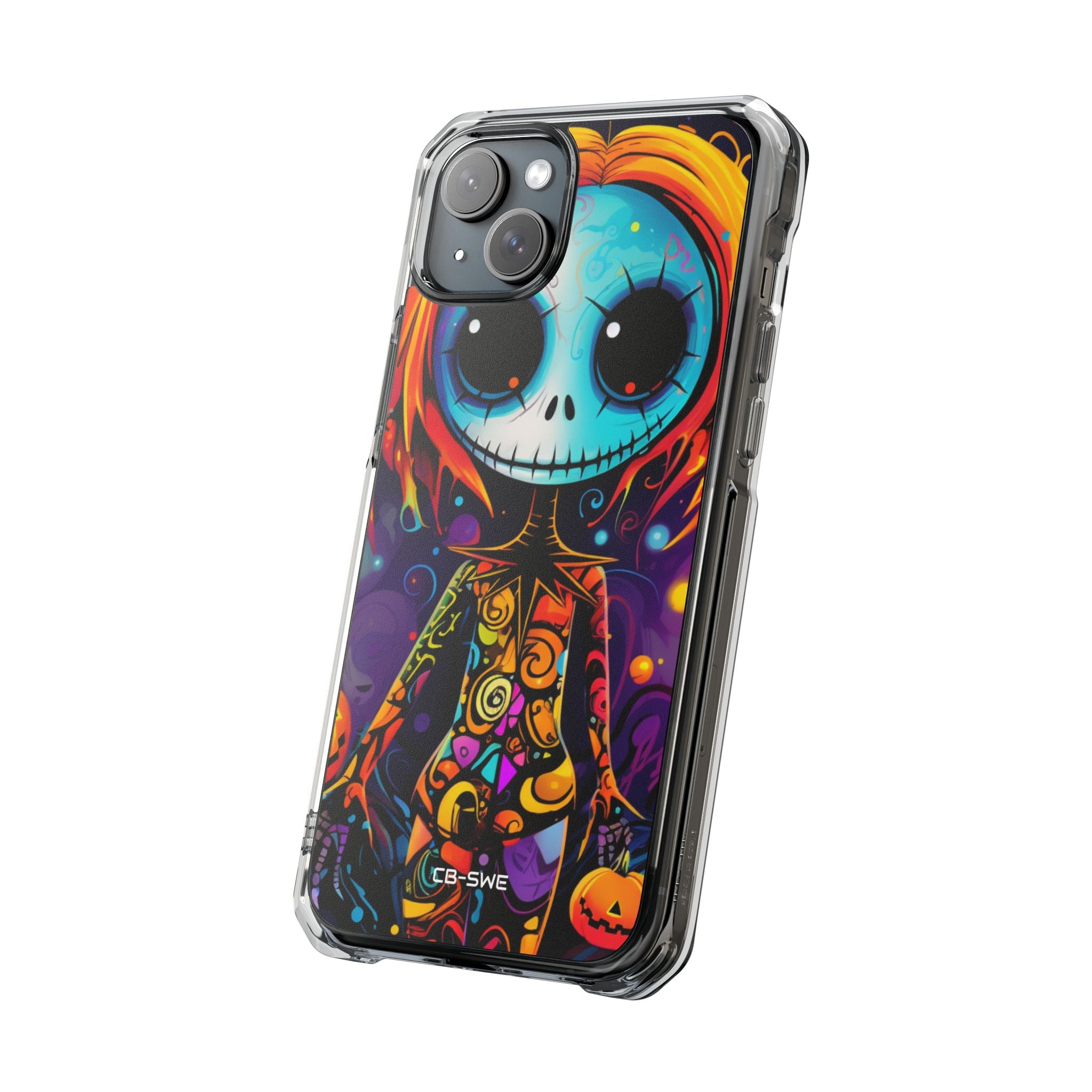 Skeletal Figure Laughs iPhone Case - Impact