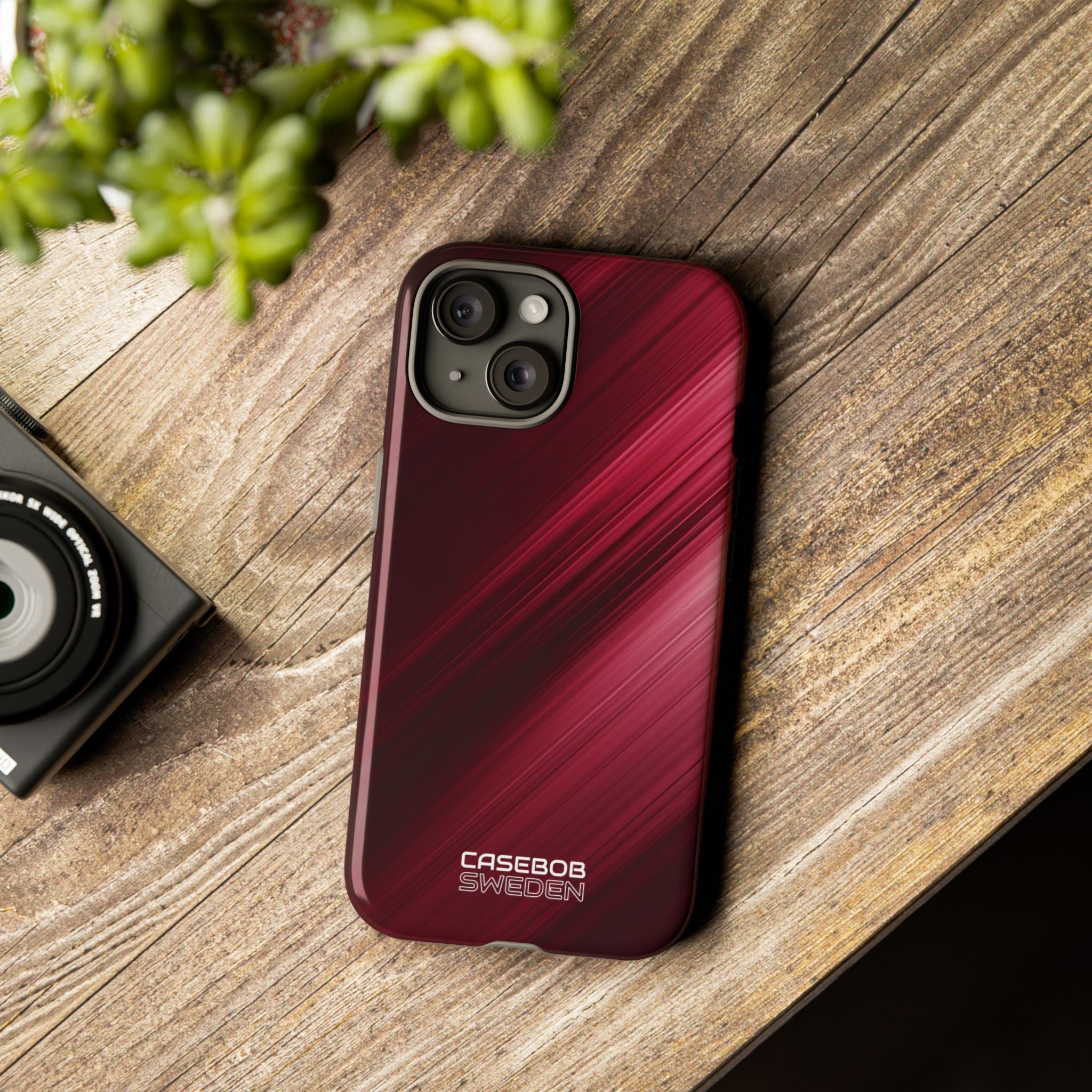 Crimson Drift Motion iPhone 15 - Tough
