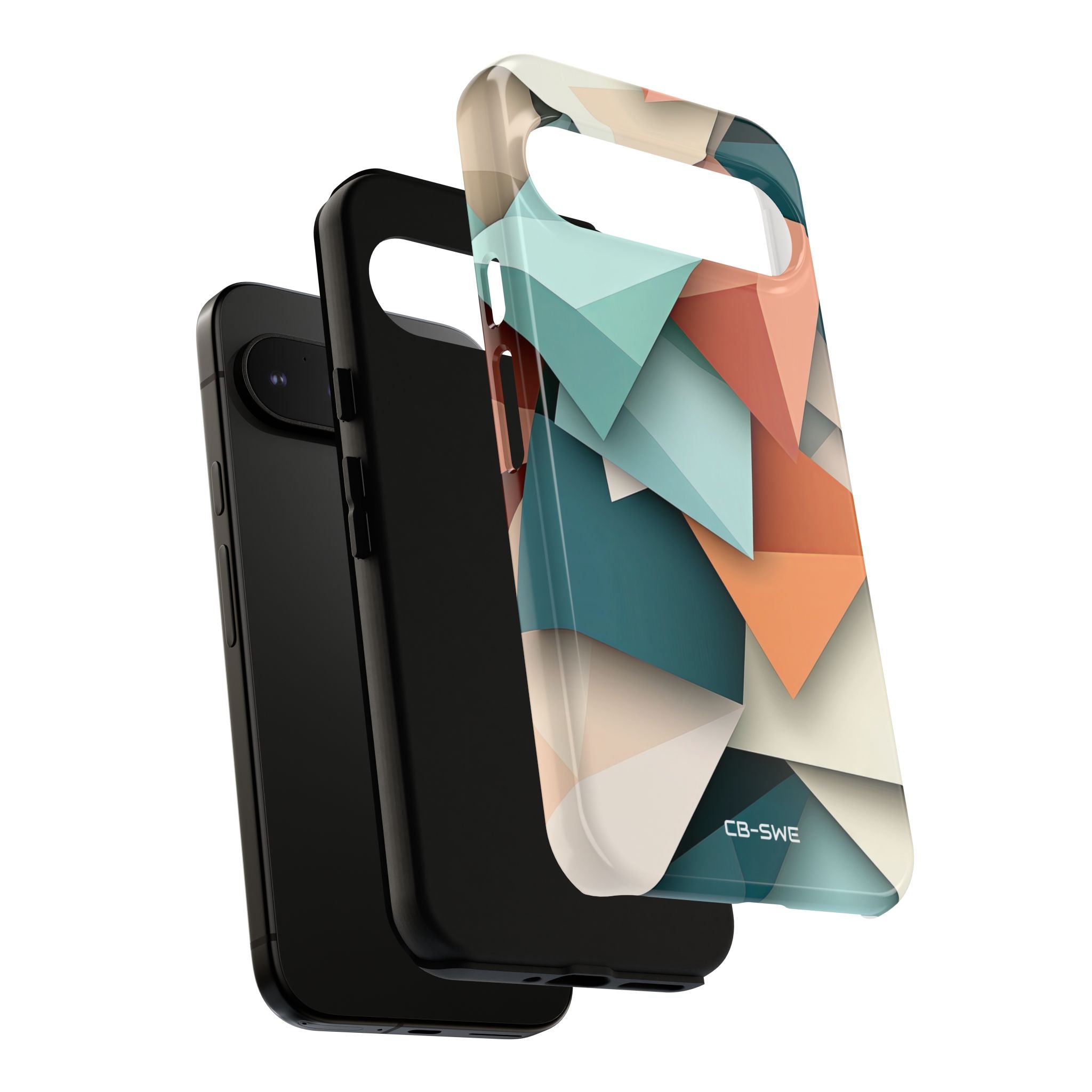 Geometric Color Harmony - Google Pixel Case
