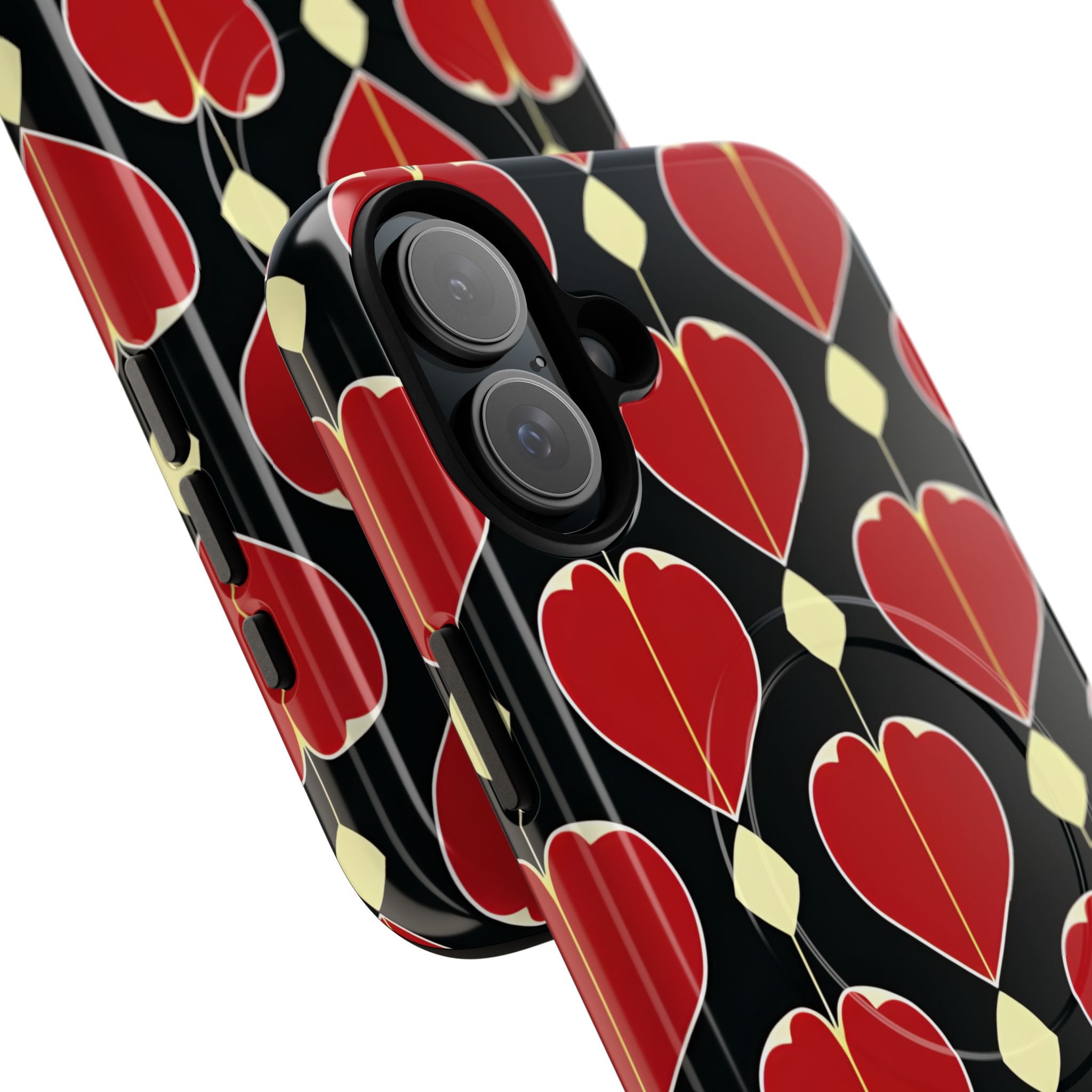 Symmetrical Heart Shape Seamless Colors iPhone 16 - Tough+