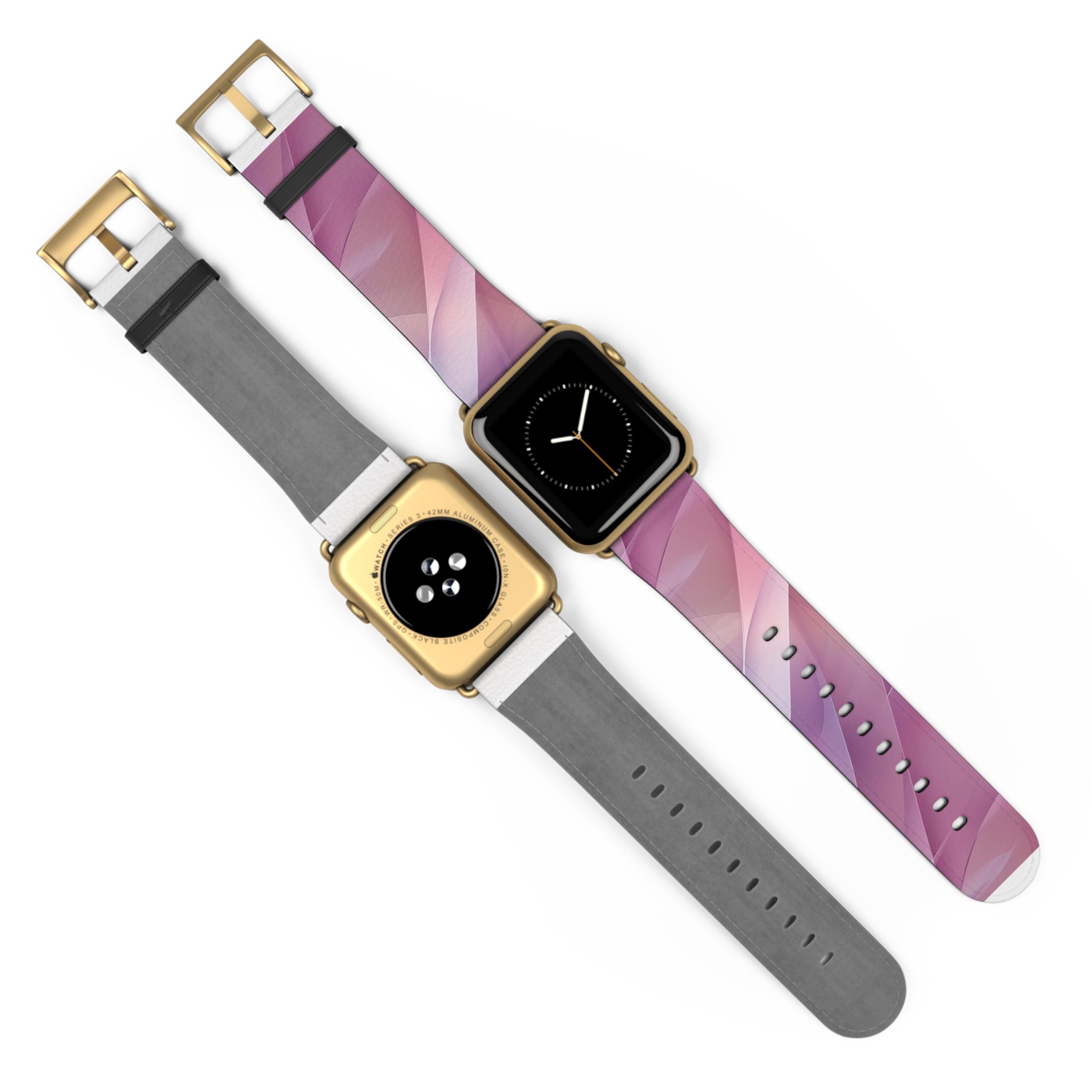 Pink Leafwave - Watch Band