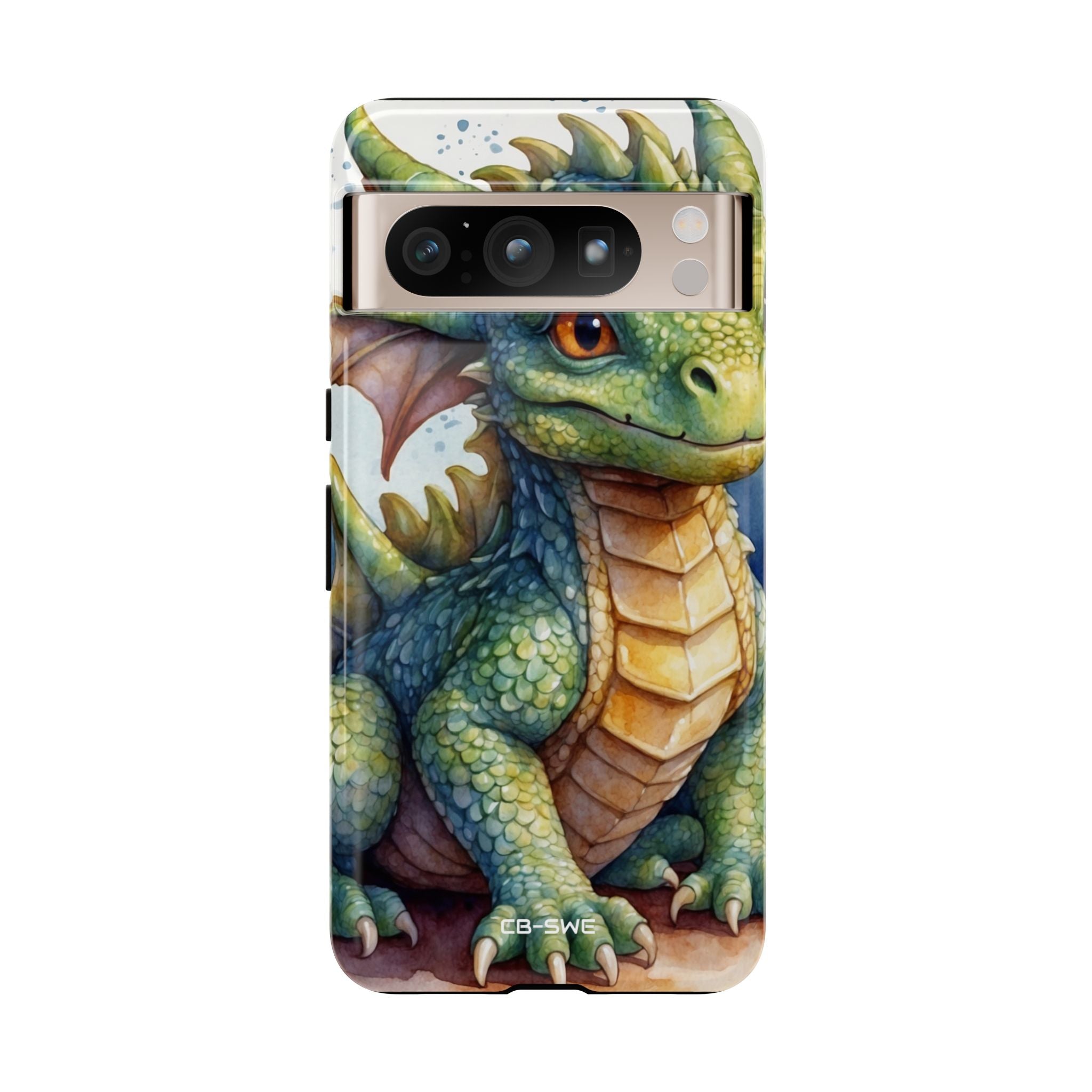 Green Dragon Smiles - Google Pixel Case