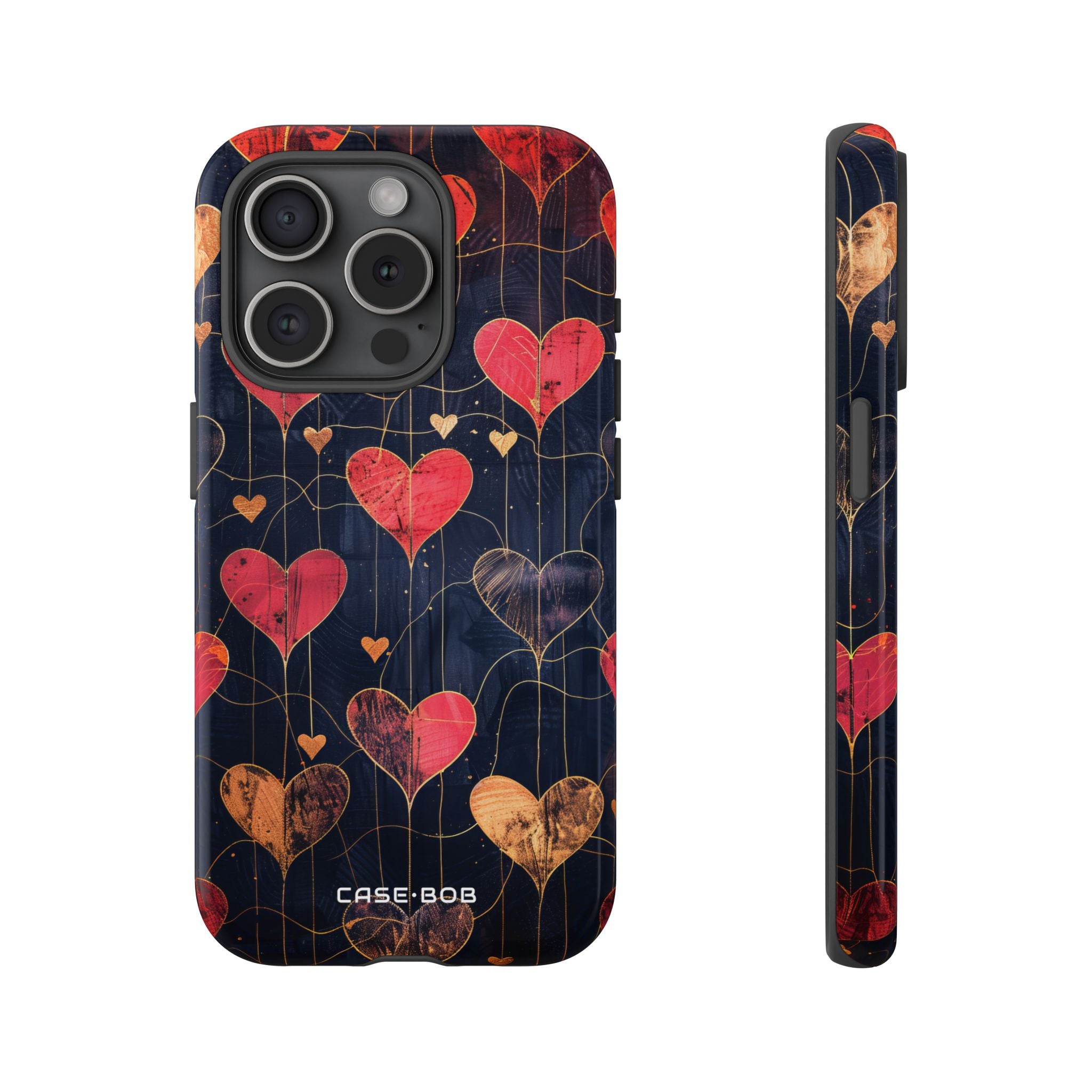 Golden Hearts Network iPhone 15 Pro Case - Tough