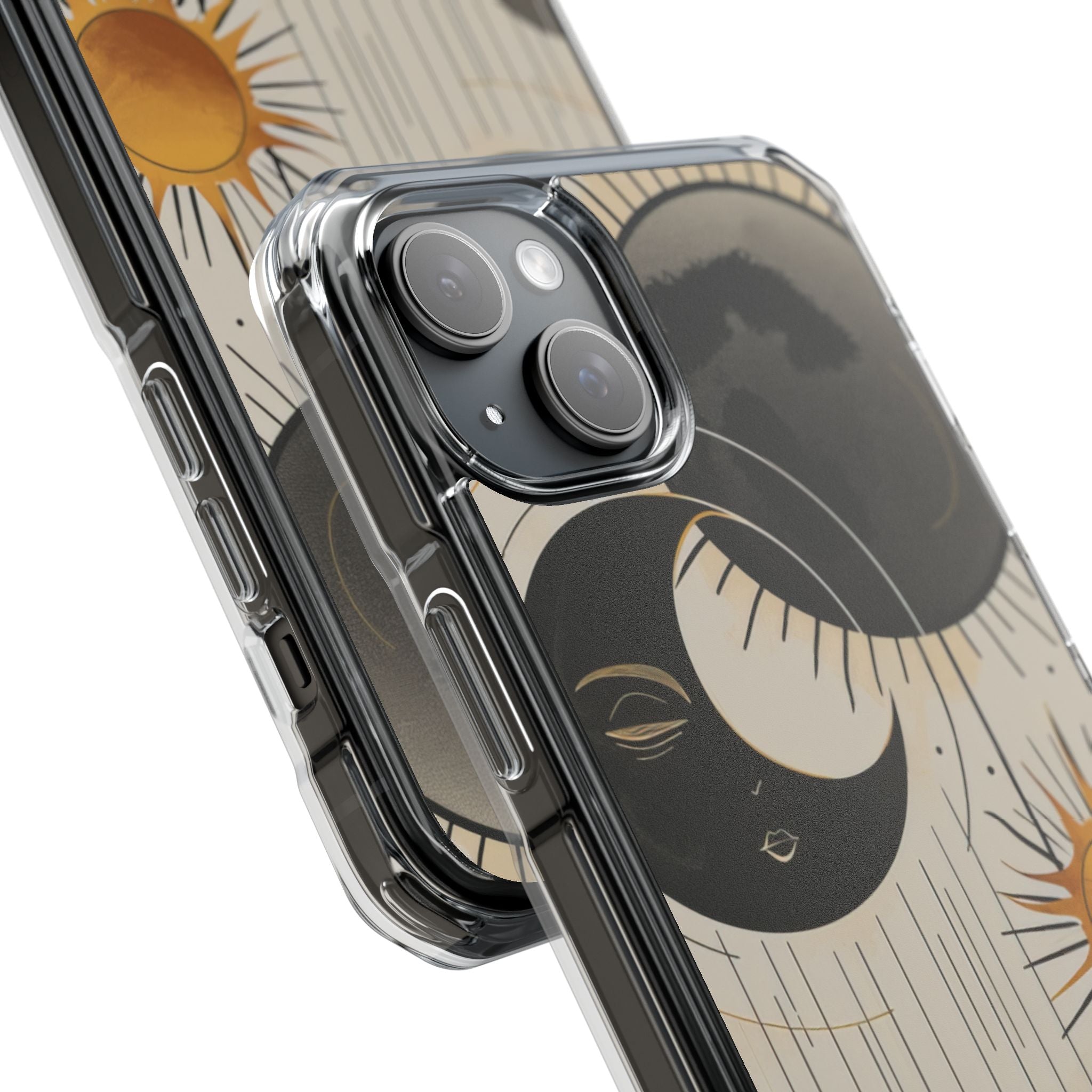Moon Sun Harmony iPhone 15 - Impact Clear+