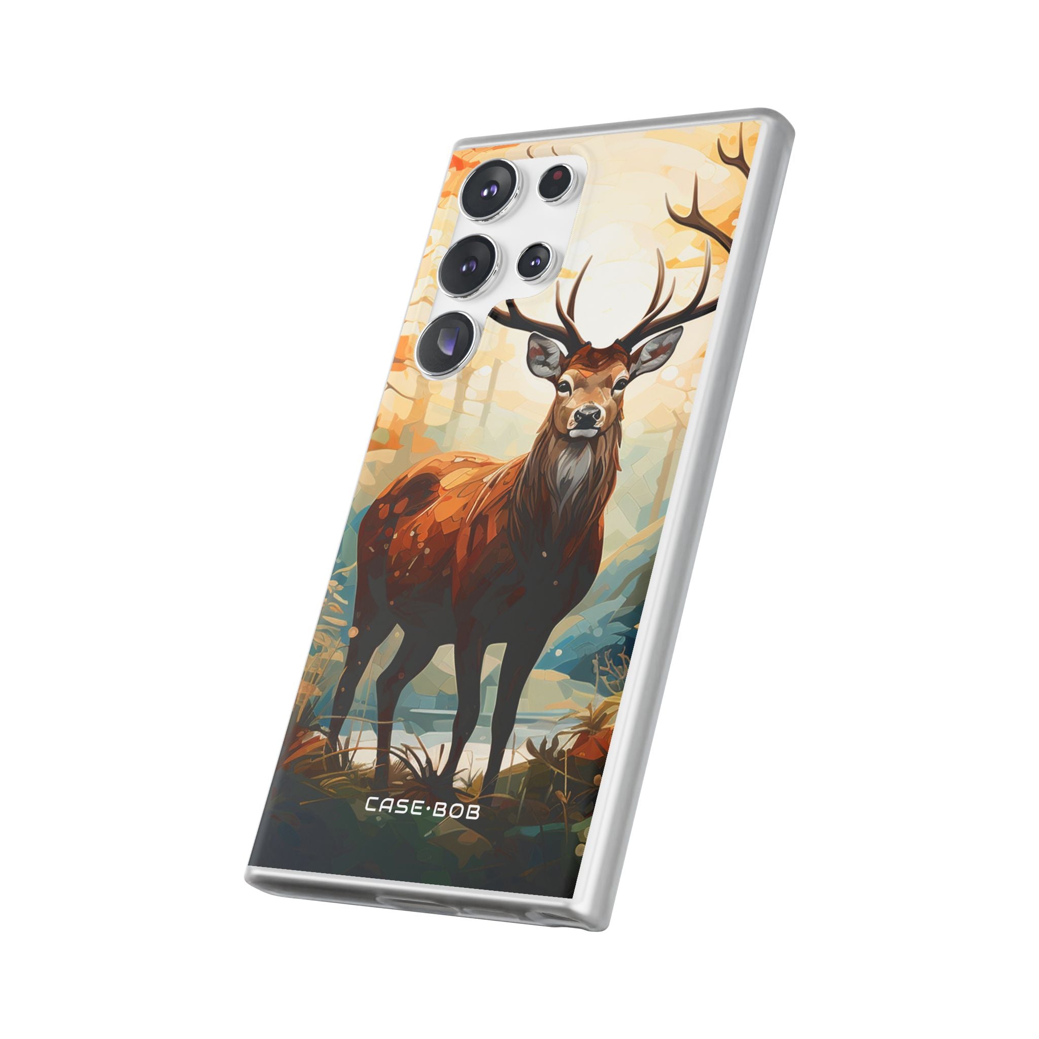 Glowing Stag Samsung S23 Ultra Case - Soft