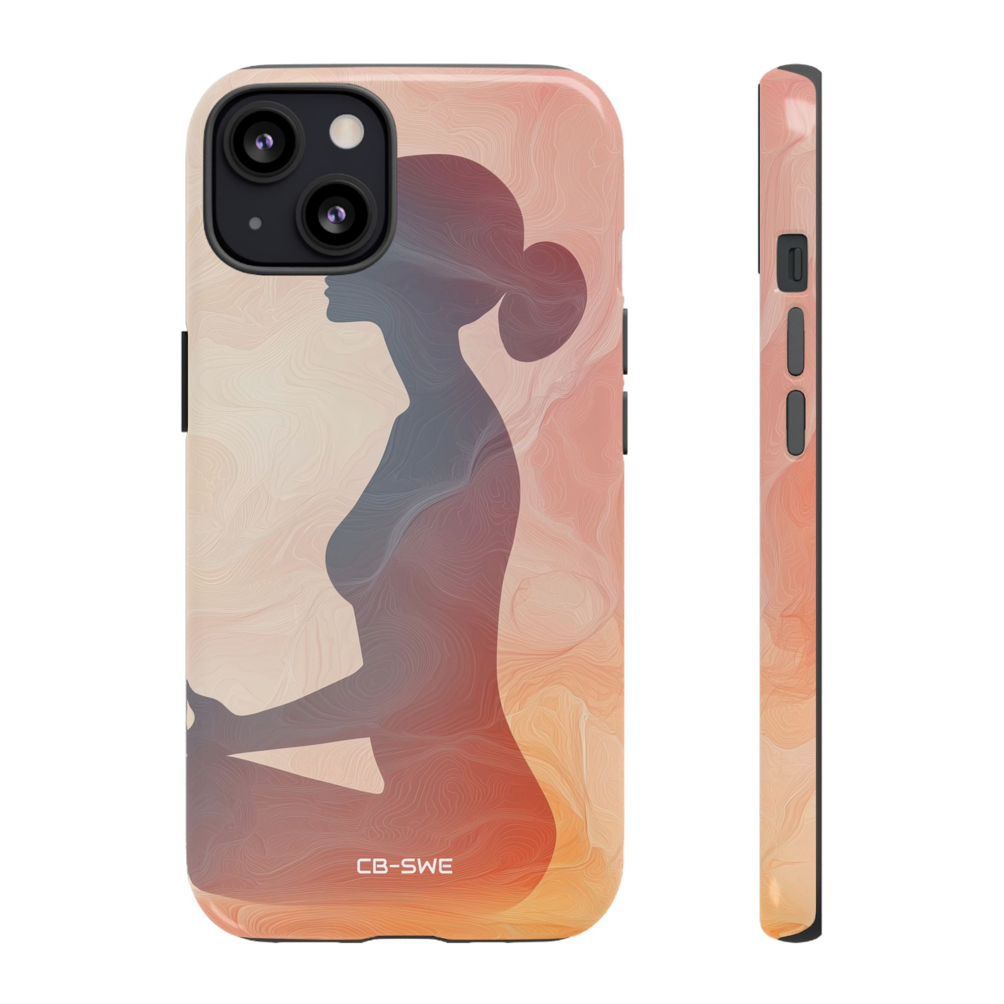 Meditator Embraces Flow - iPhone Case