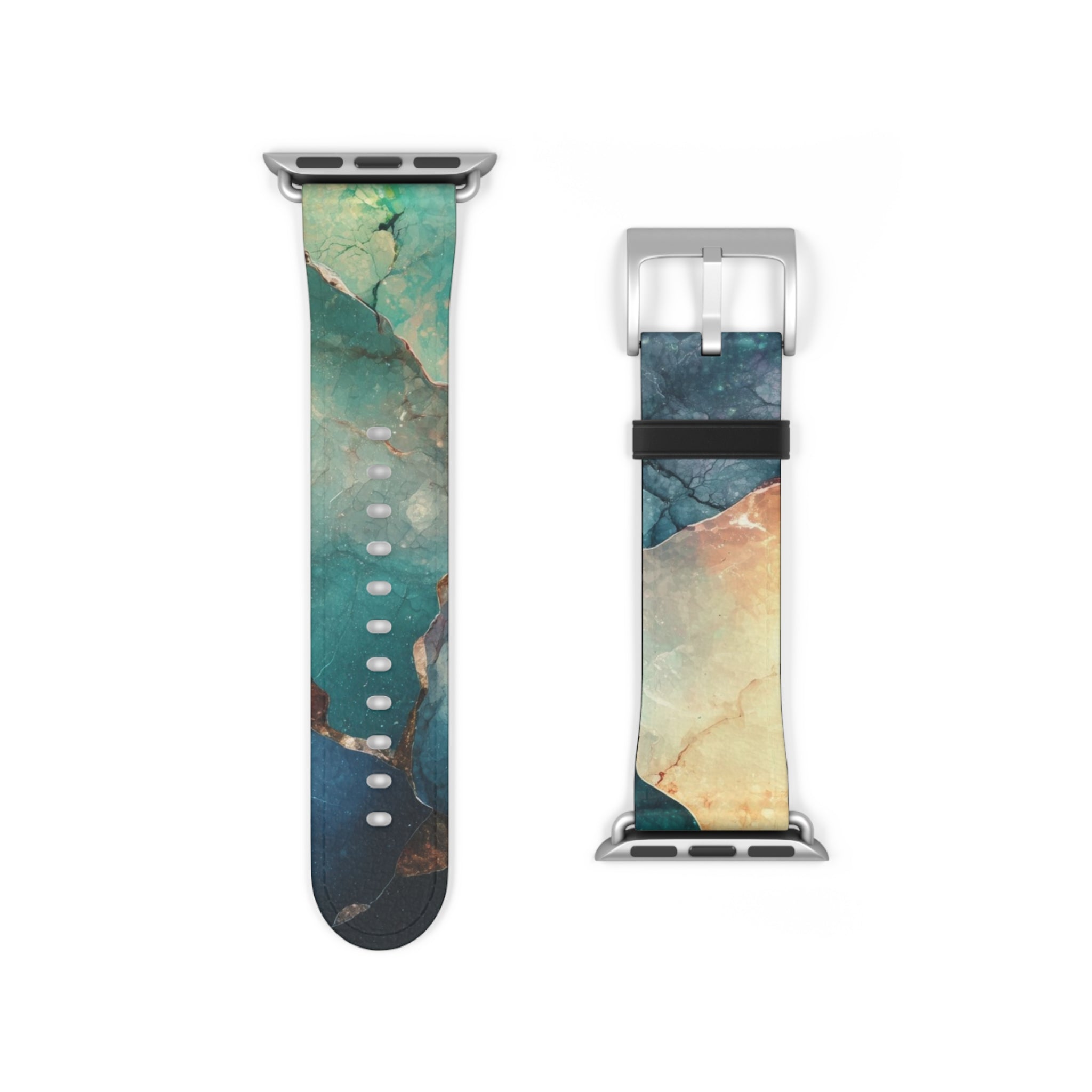 Fractured Gemstone Teal - Watch Band