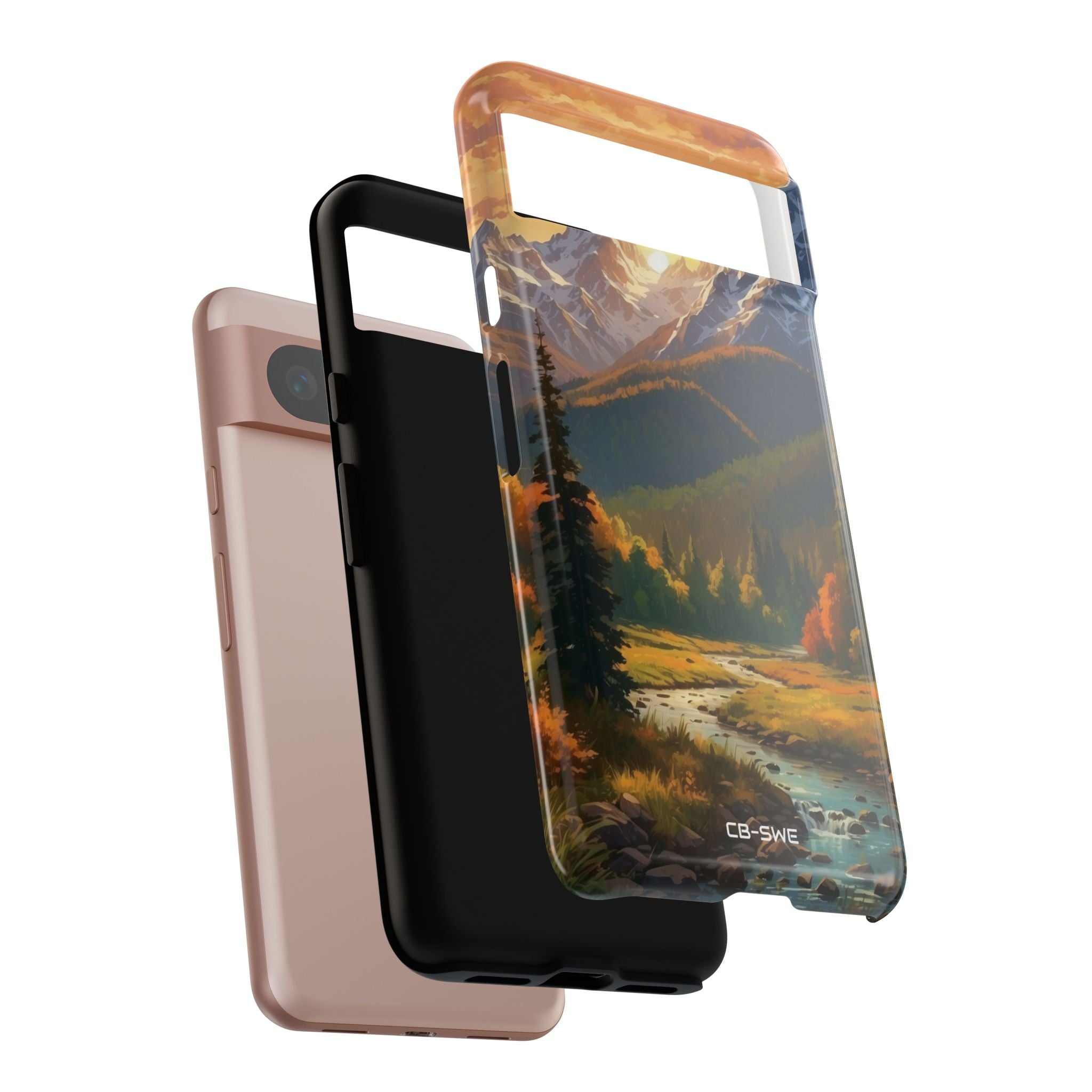 Mountain Reflections Glimmer - Google Pixel Case