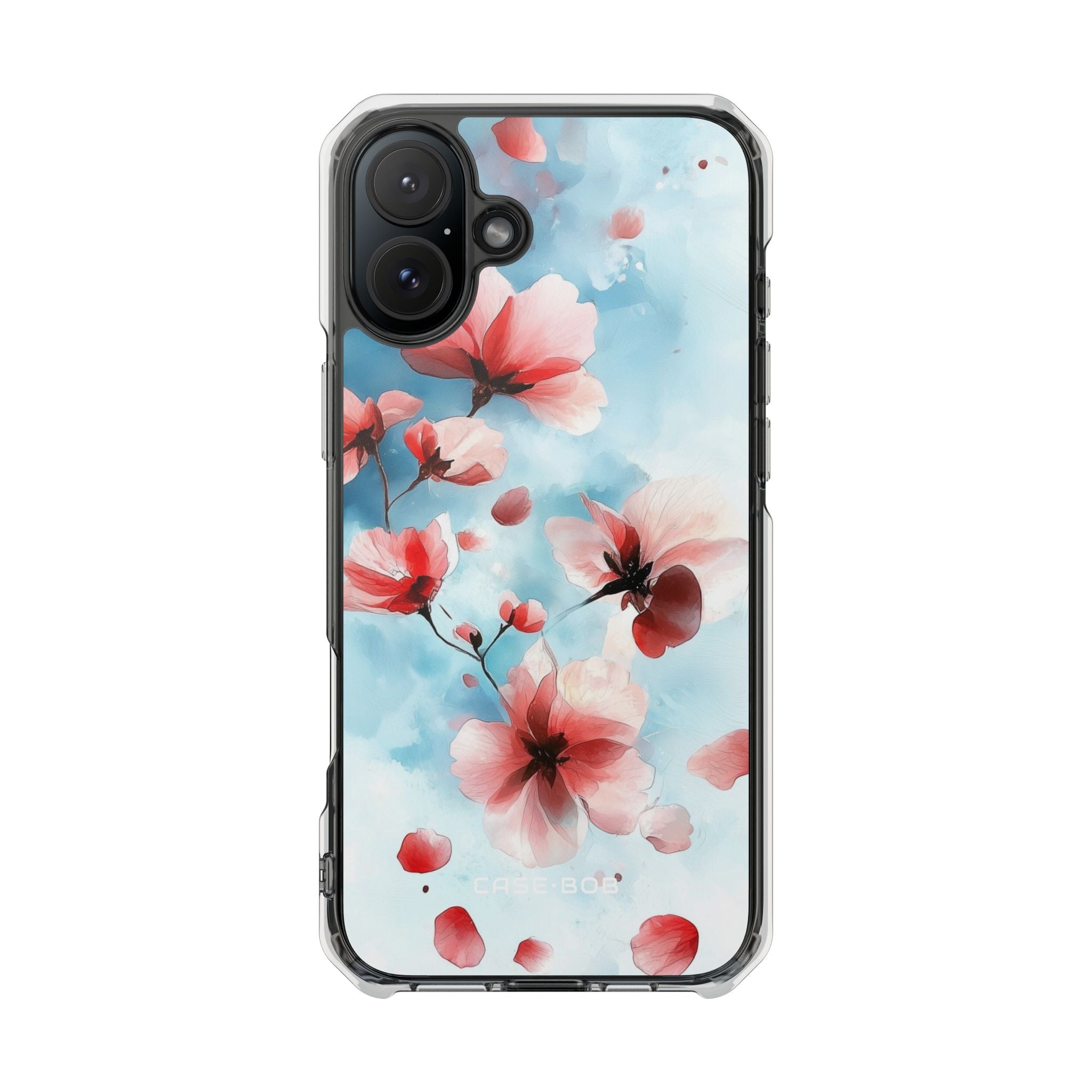 Pink Blossom Drift iPhone 16 Plus Case - Impact