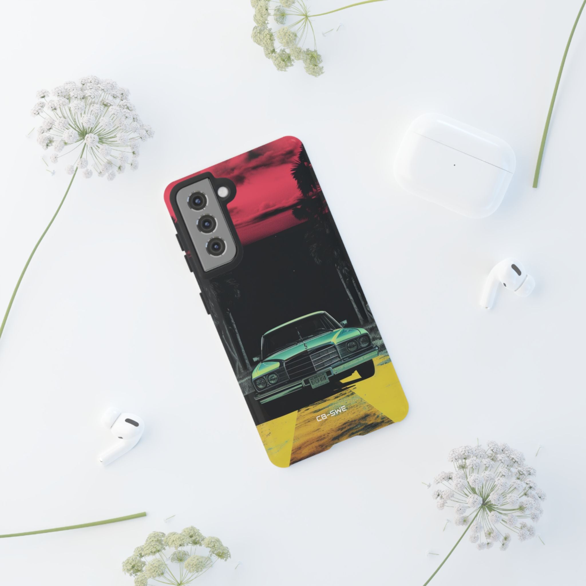 Retro Futuristic Nightscape - Samsung Case