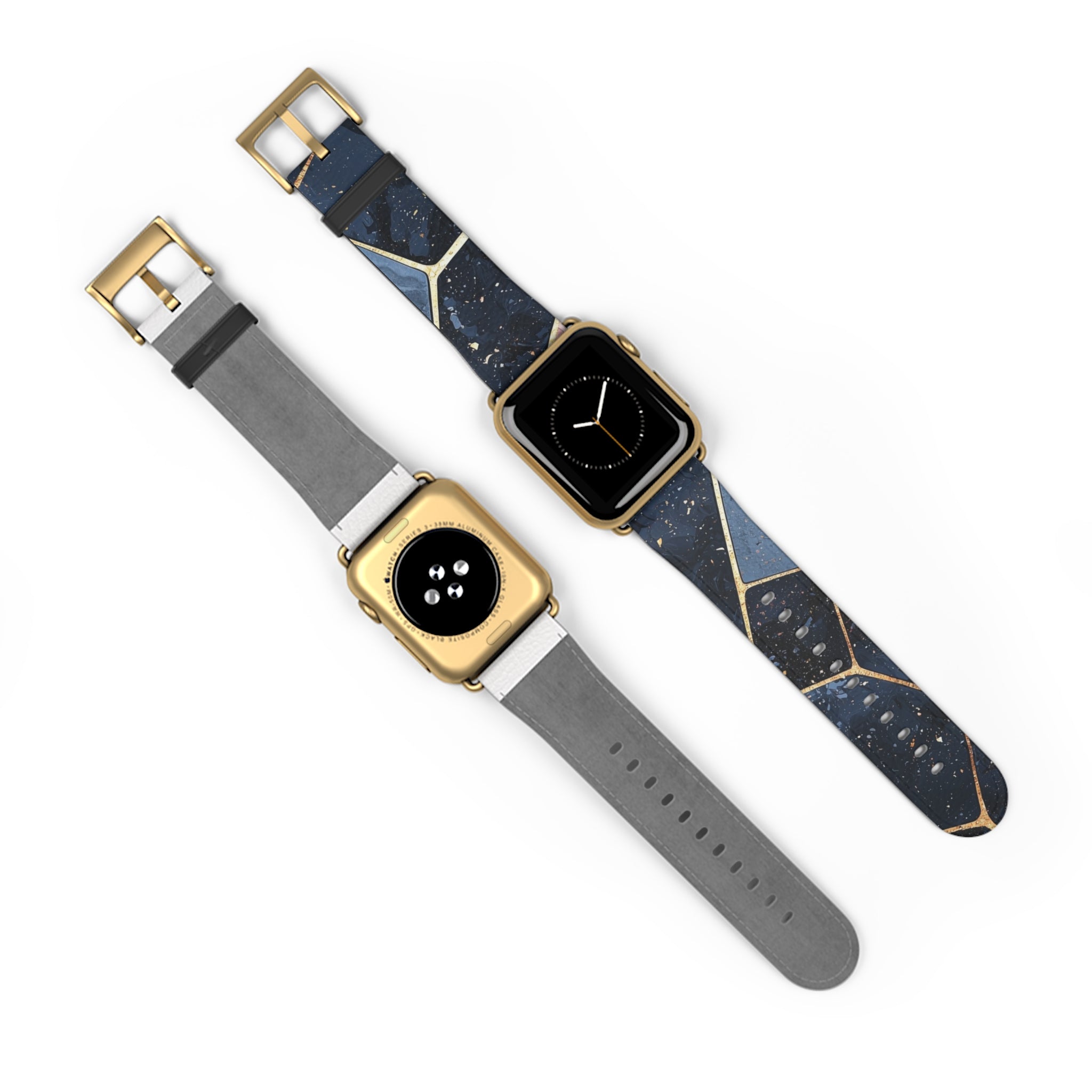 Golden Mosaic Navy - Watch Band
kultainen mosaiikki navy - ranneke