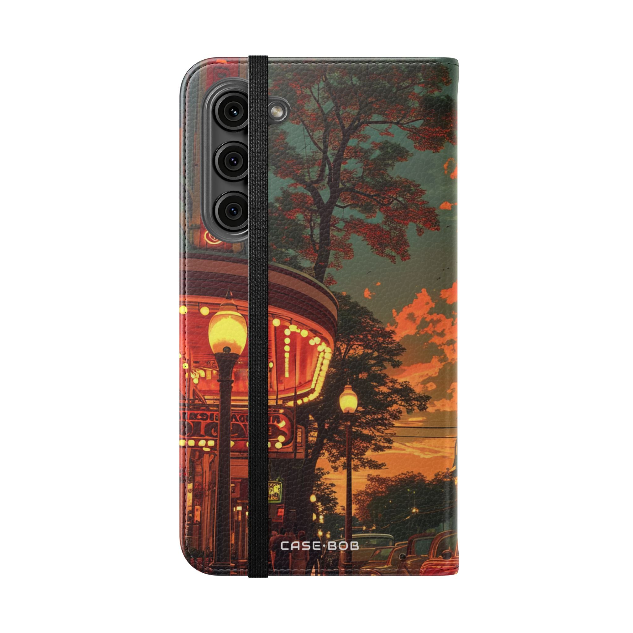 Crimson Classic Glow - Samsung S23+ Case - Lompakkotyyppinen