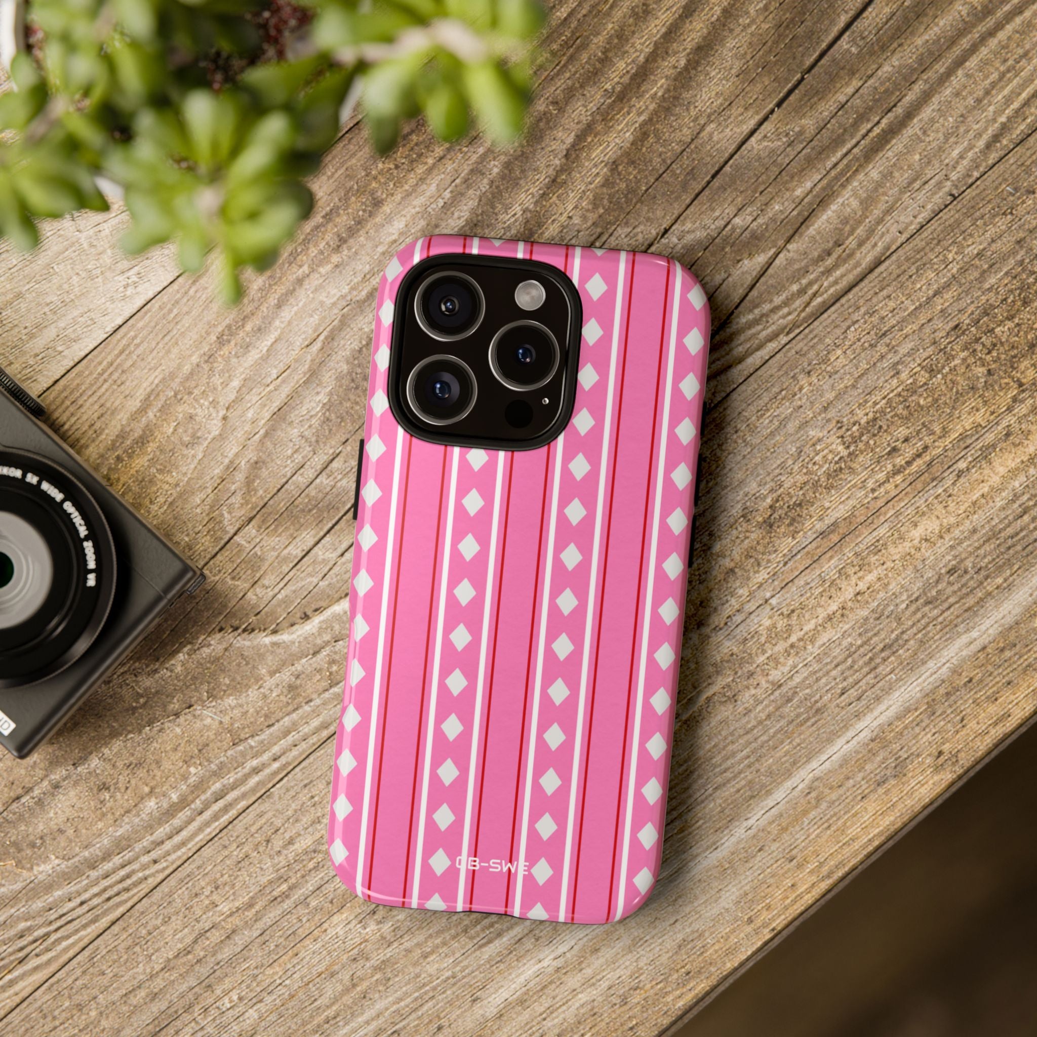 Pink Diamonds Symmetry - iPhone Case