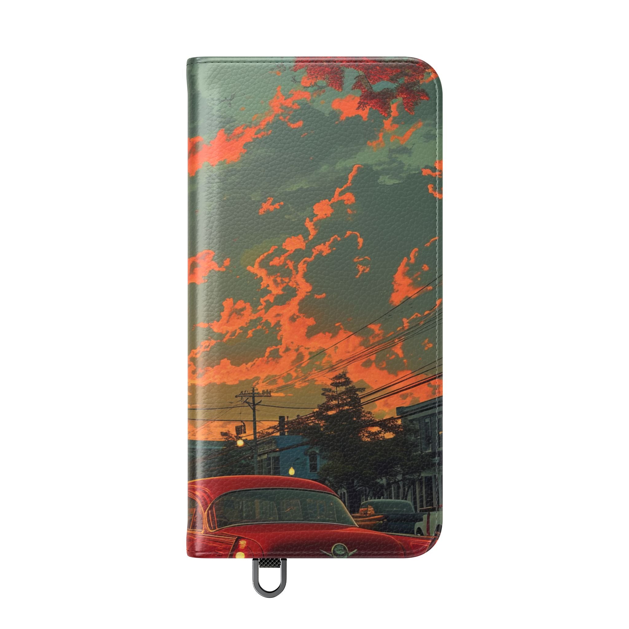 Crimson Classic Glow - Samsung S25+ Case - Lompakko
