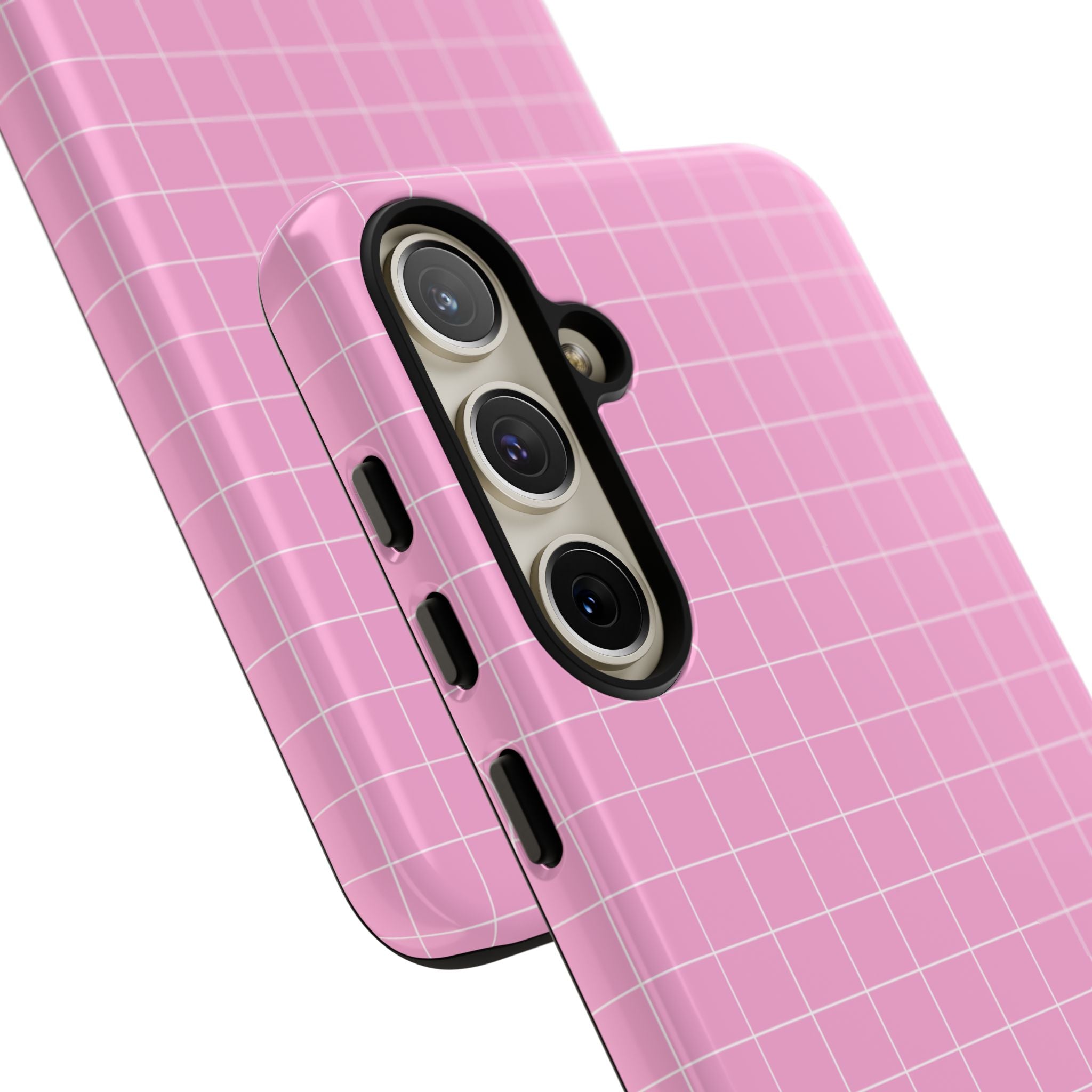 Pink Squares Align - Samsung Case