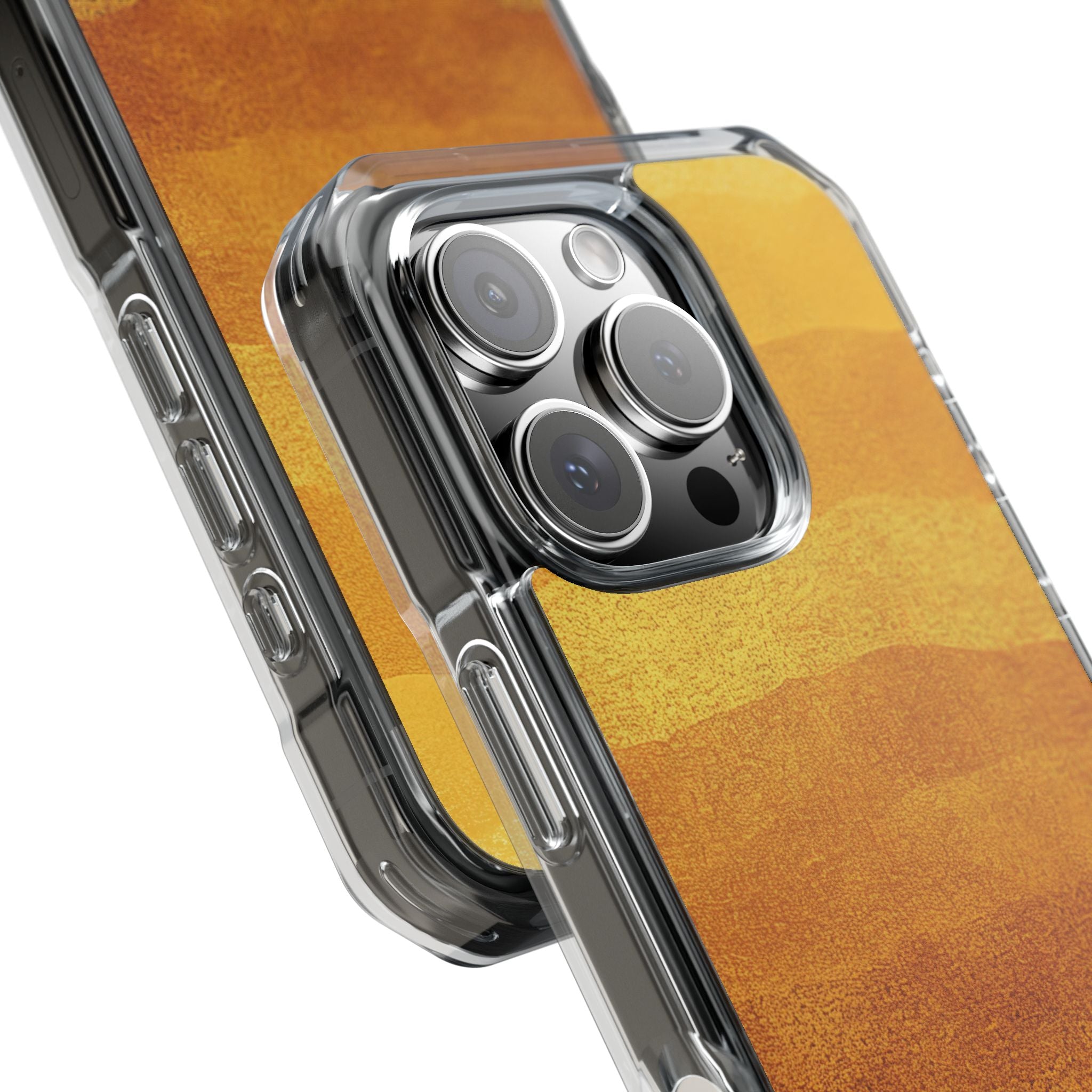 Golden Horizon Layers iPhone 16 - Impact Clear+