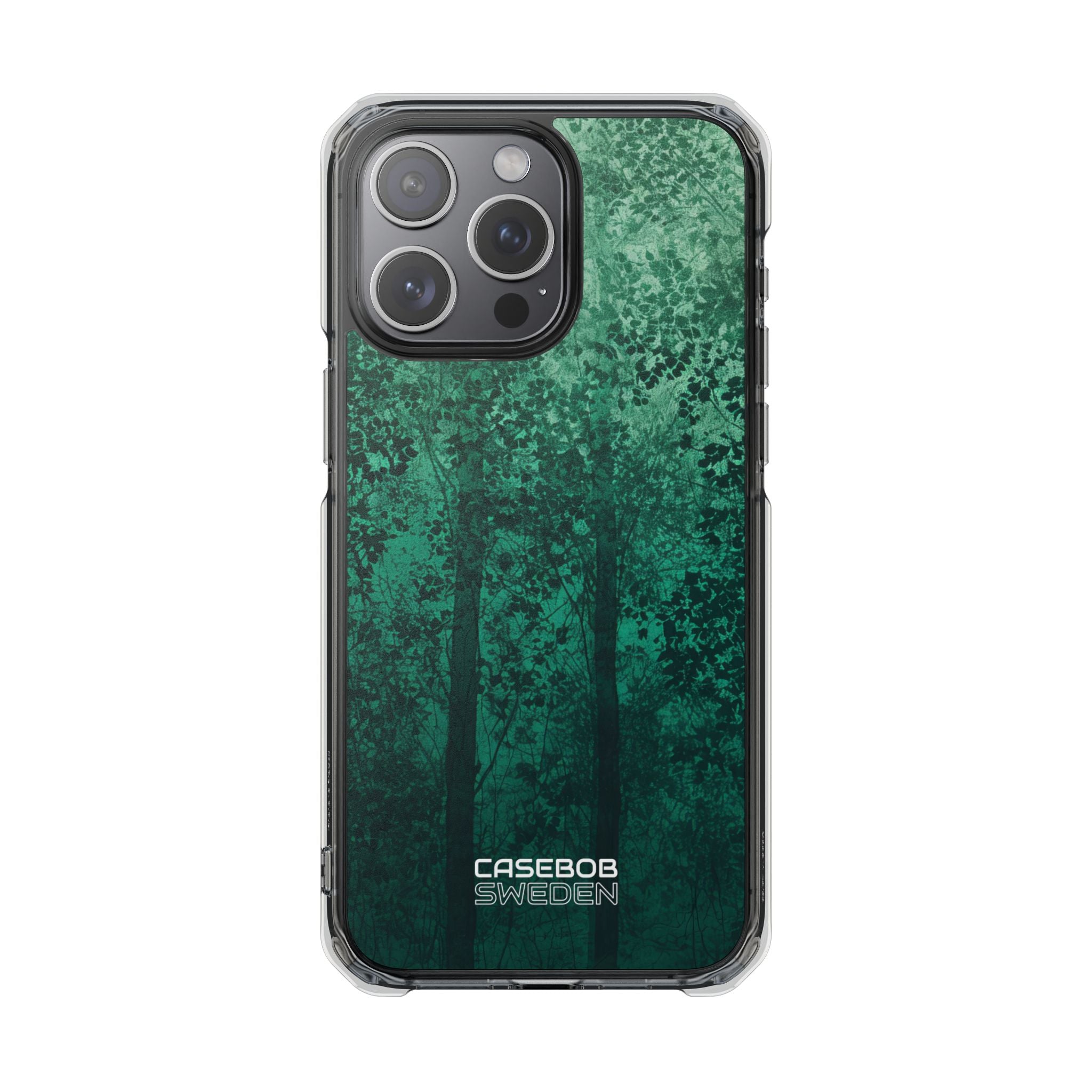Verdant Forest Canopy iPhone 15 - Impact Clear+
