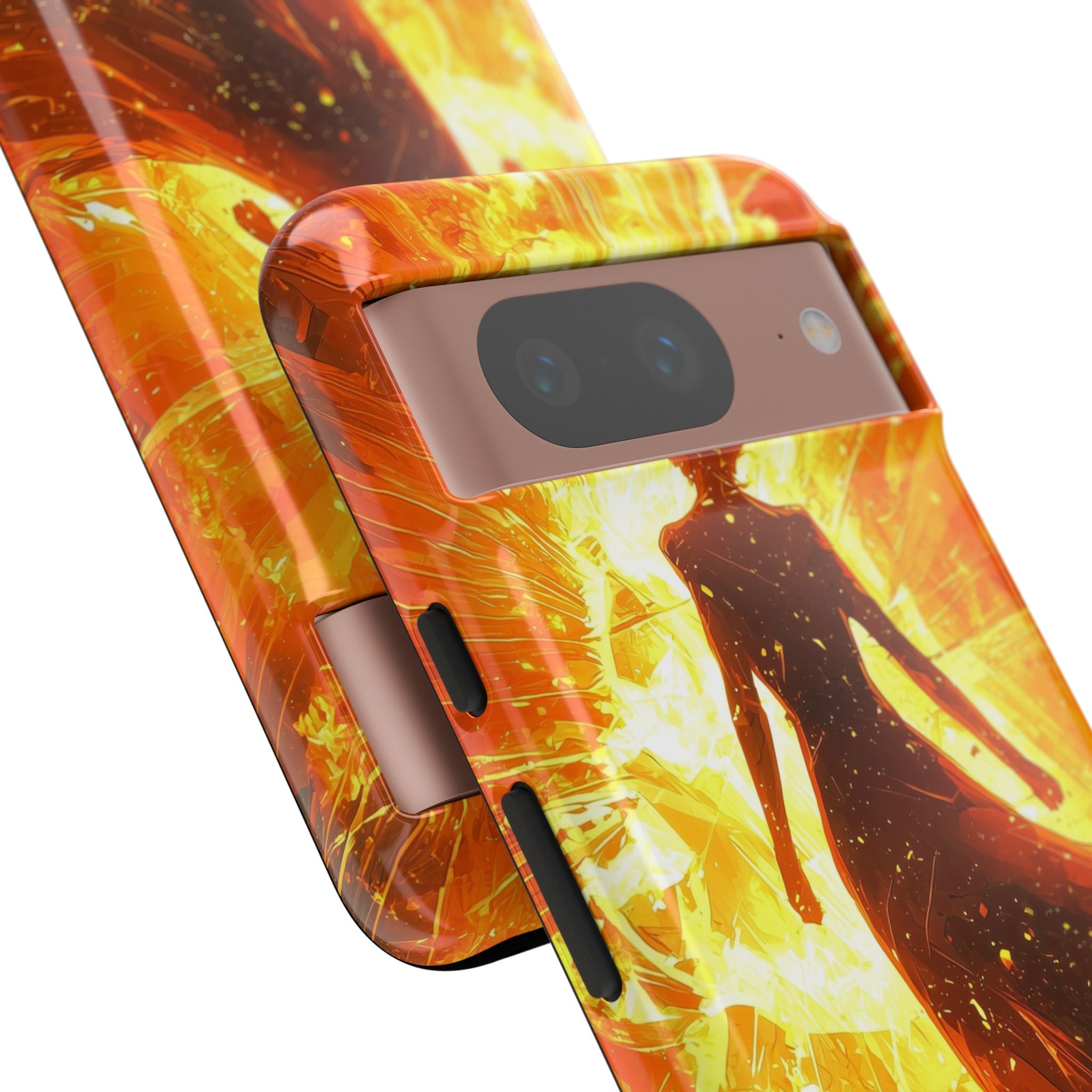 Fiery Energy Erupts - Google Pixel Case