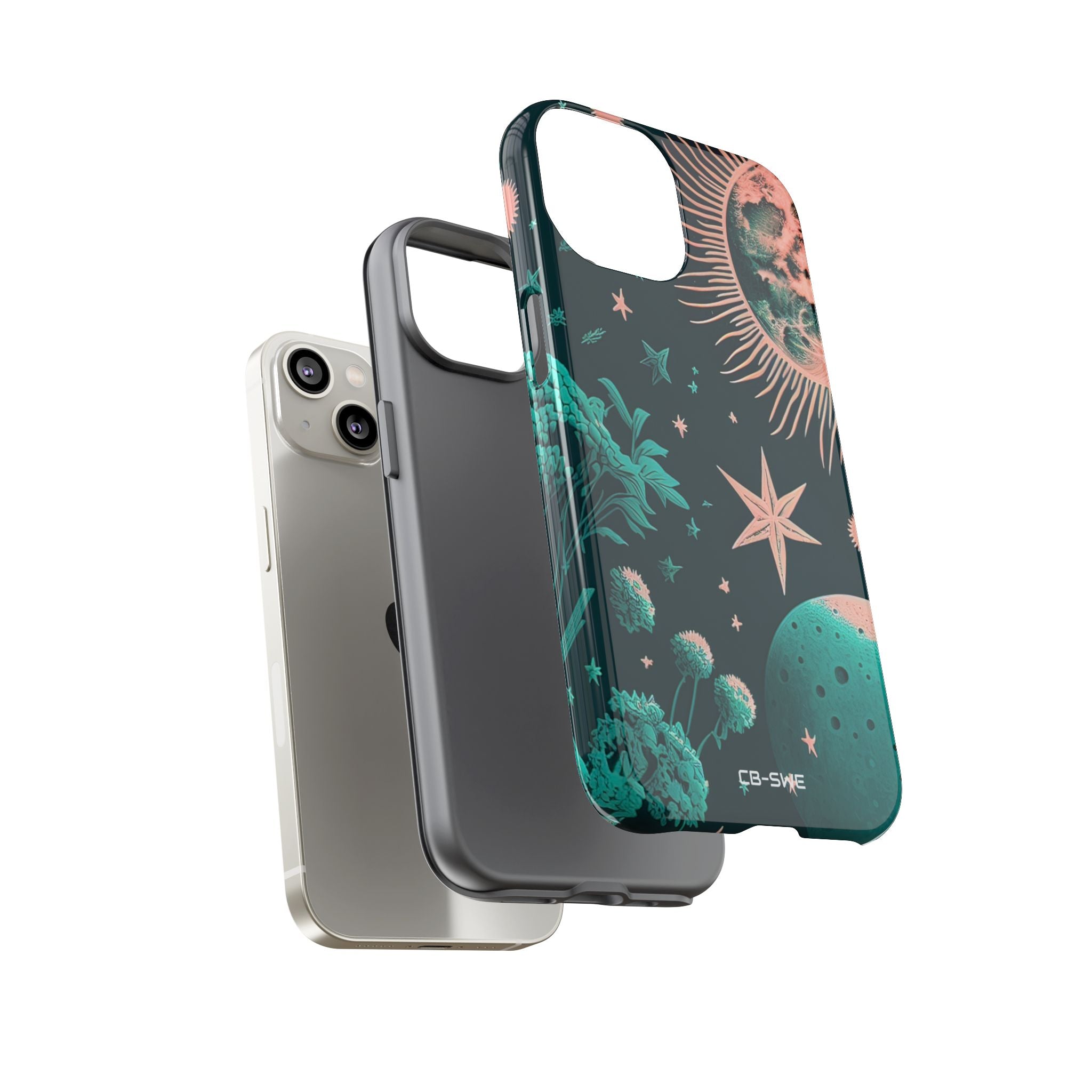 Celestial Botanical Night - iPhone Case