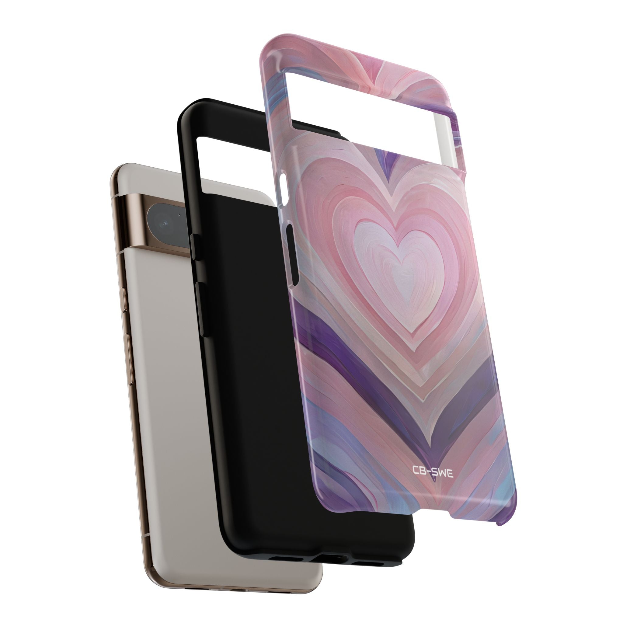 Impressionistic Heart Layers - Google Pixel Case