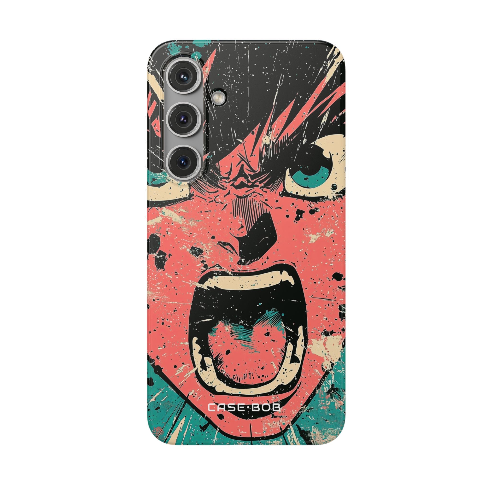 Screaming Face Pink Samsung S24 Plus Case - Soft