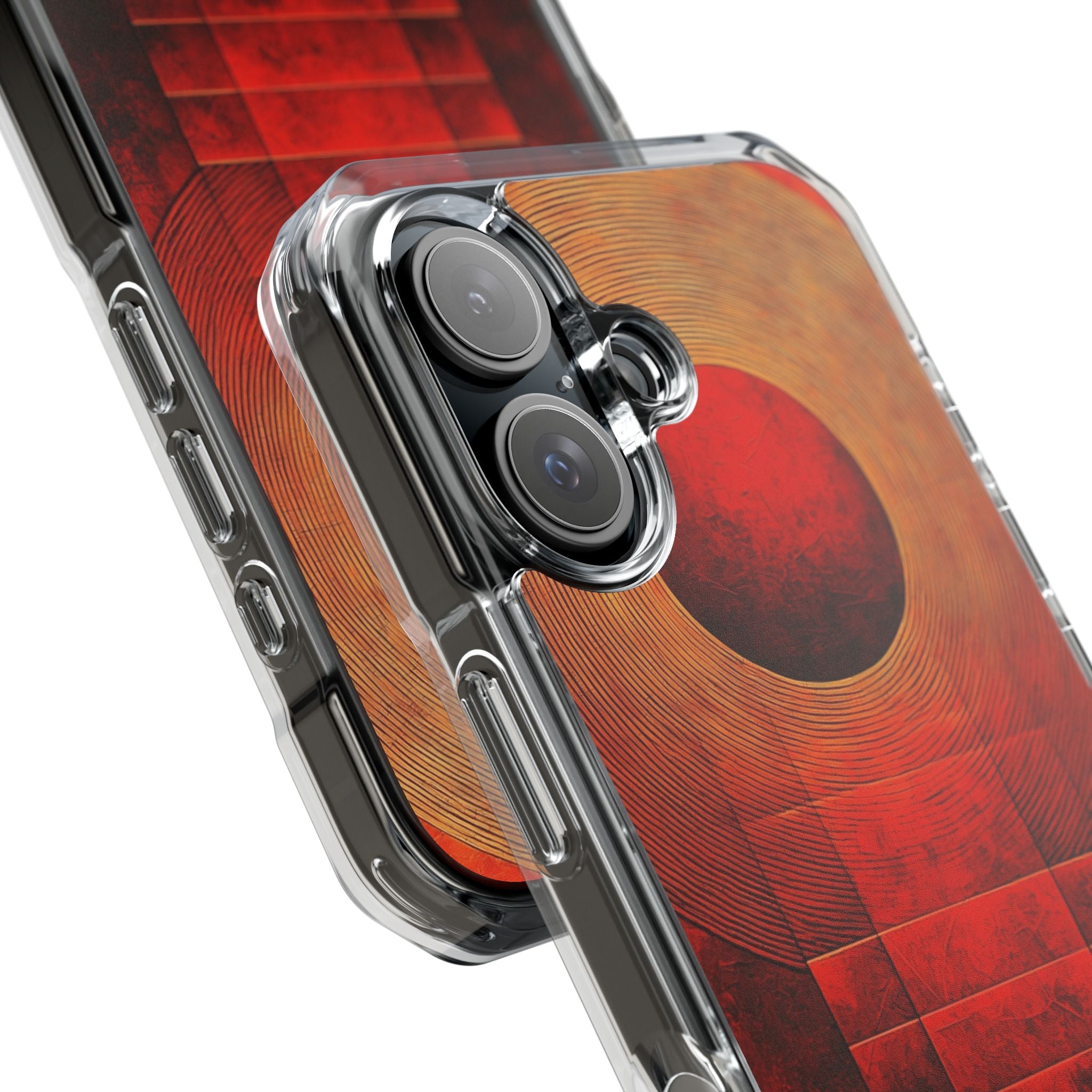 Crimson Orbit iPhone 16 Case - Impact