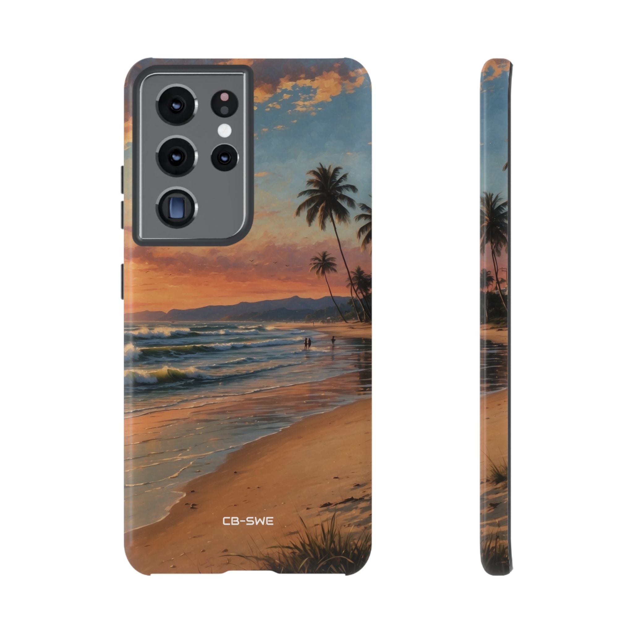 Golden Waves Embrace - Samsung Case