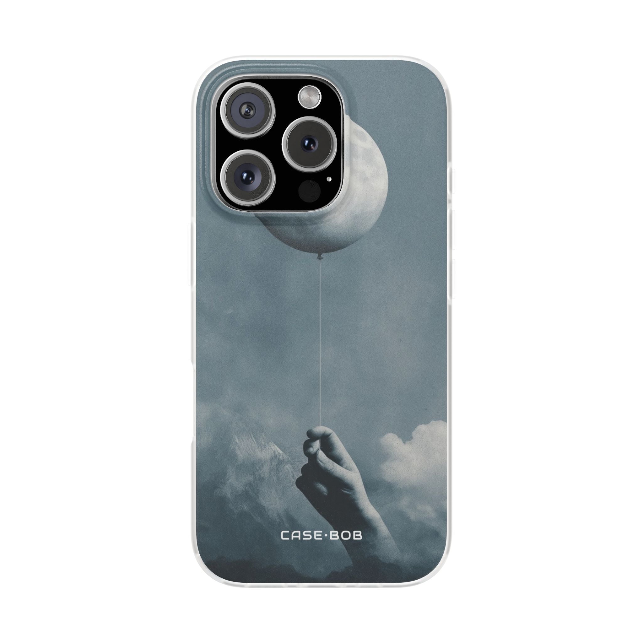 Moon Balloon iPhone 16 Pro Case - Soft