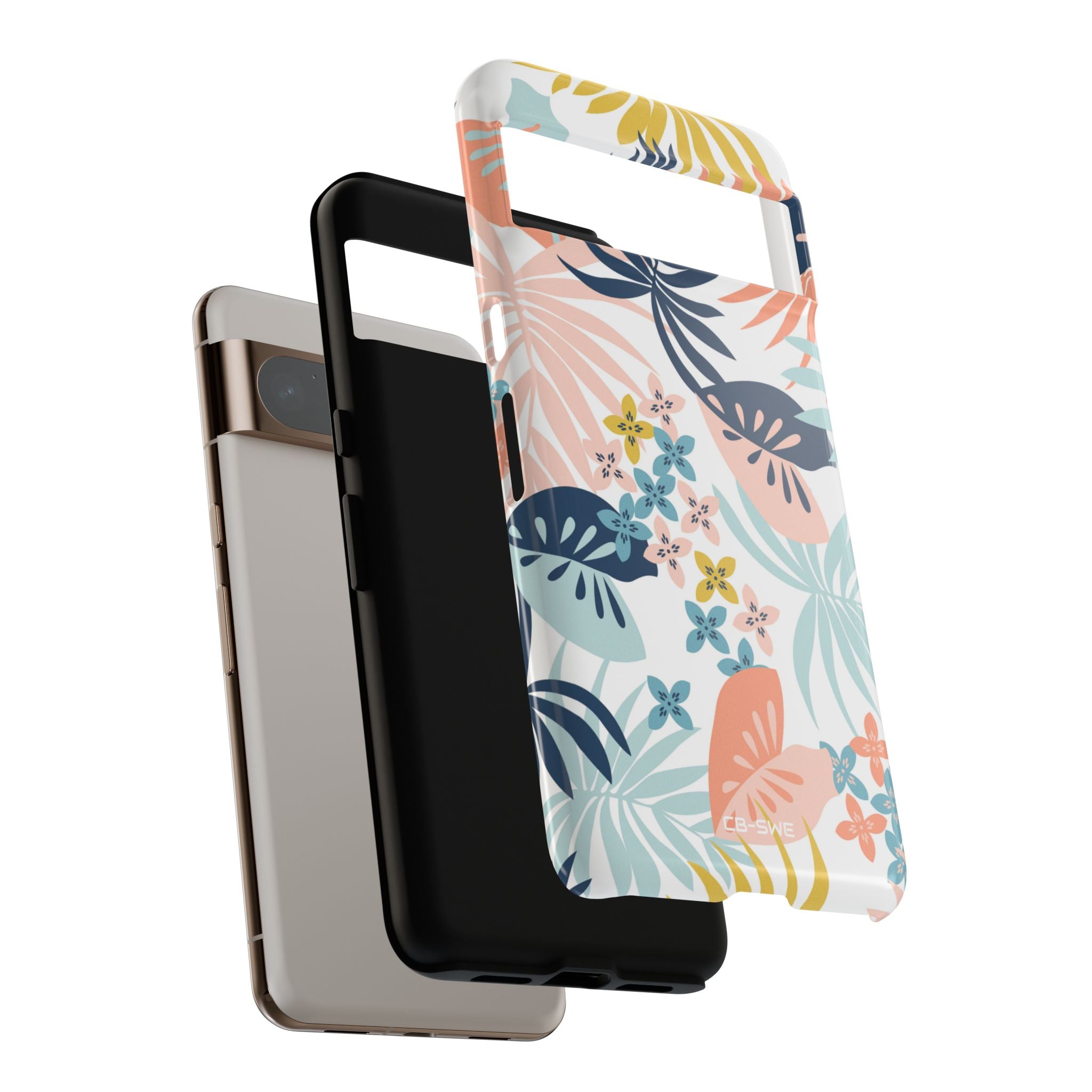 Tropical Foliage Blooms - Google Pixel Case