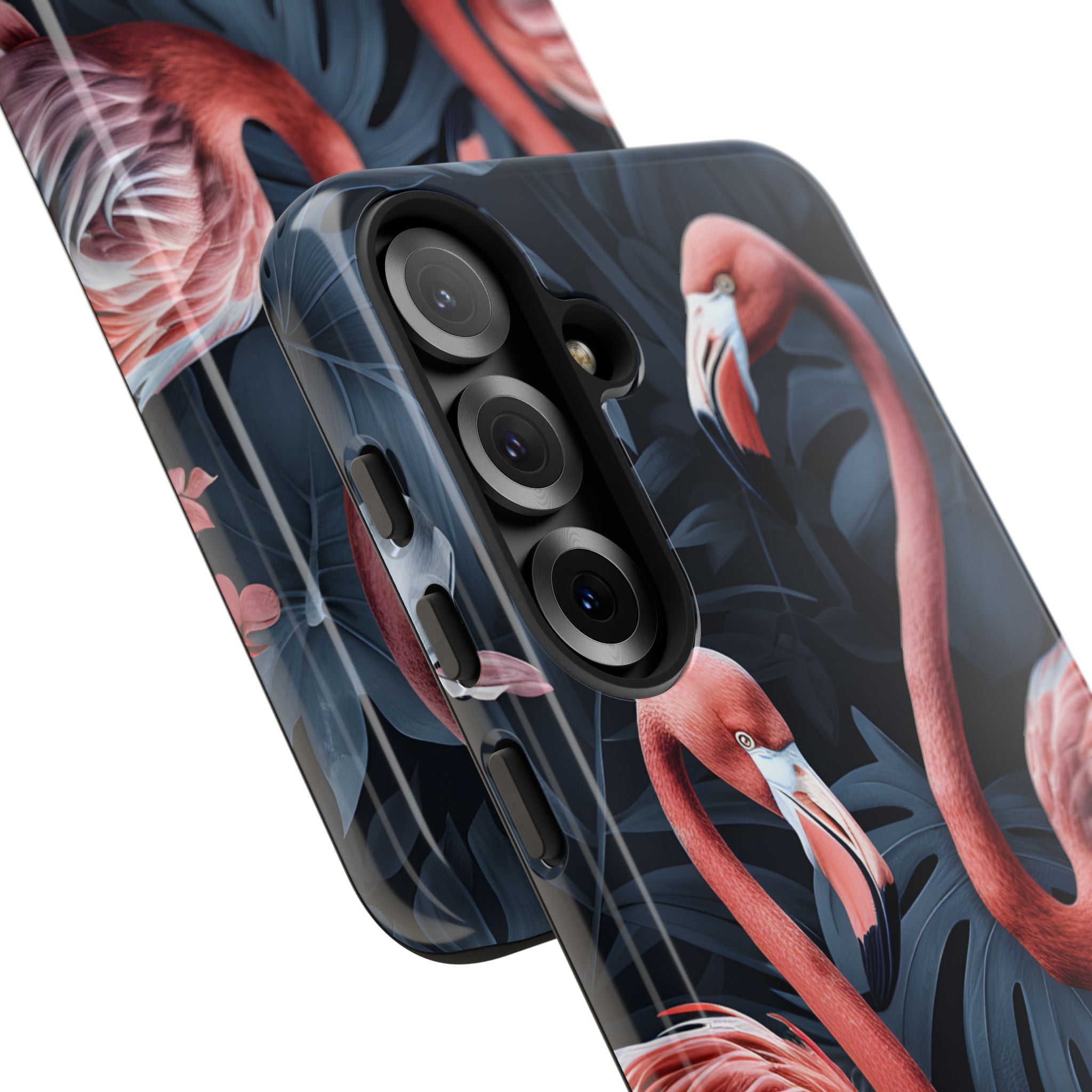 Flamingos Embrace Nature - Samsung Case
